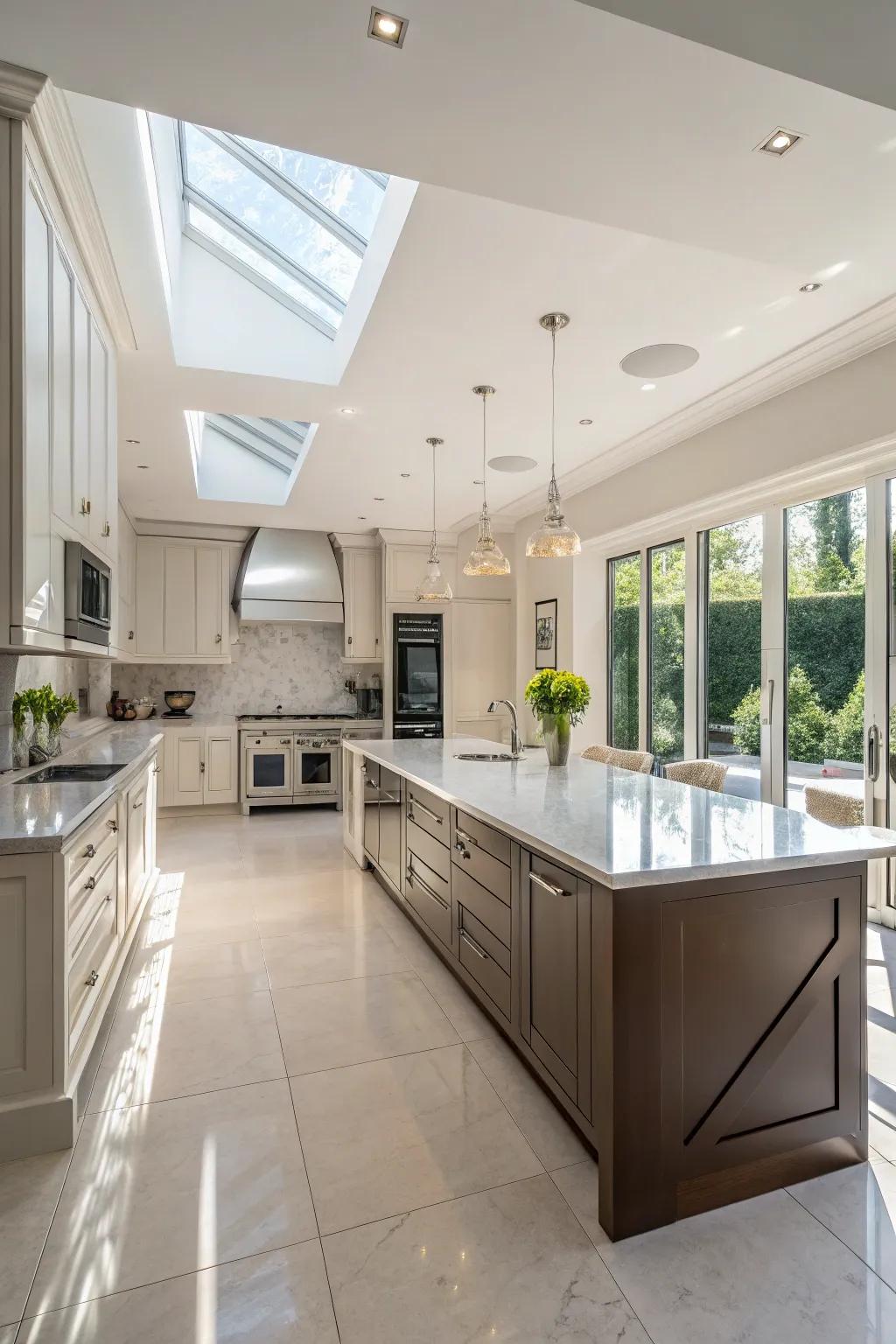 A cozy and inviting open kitchen perfect for gatherings.