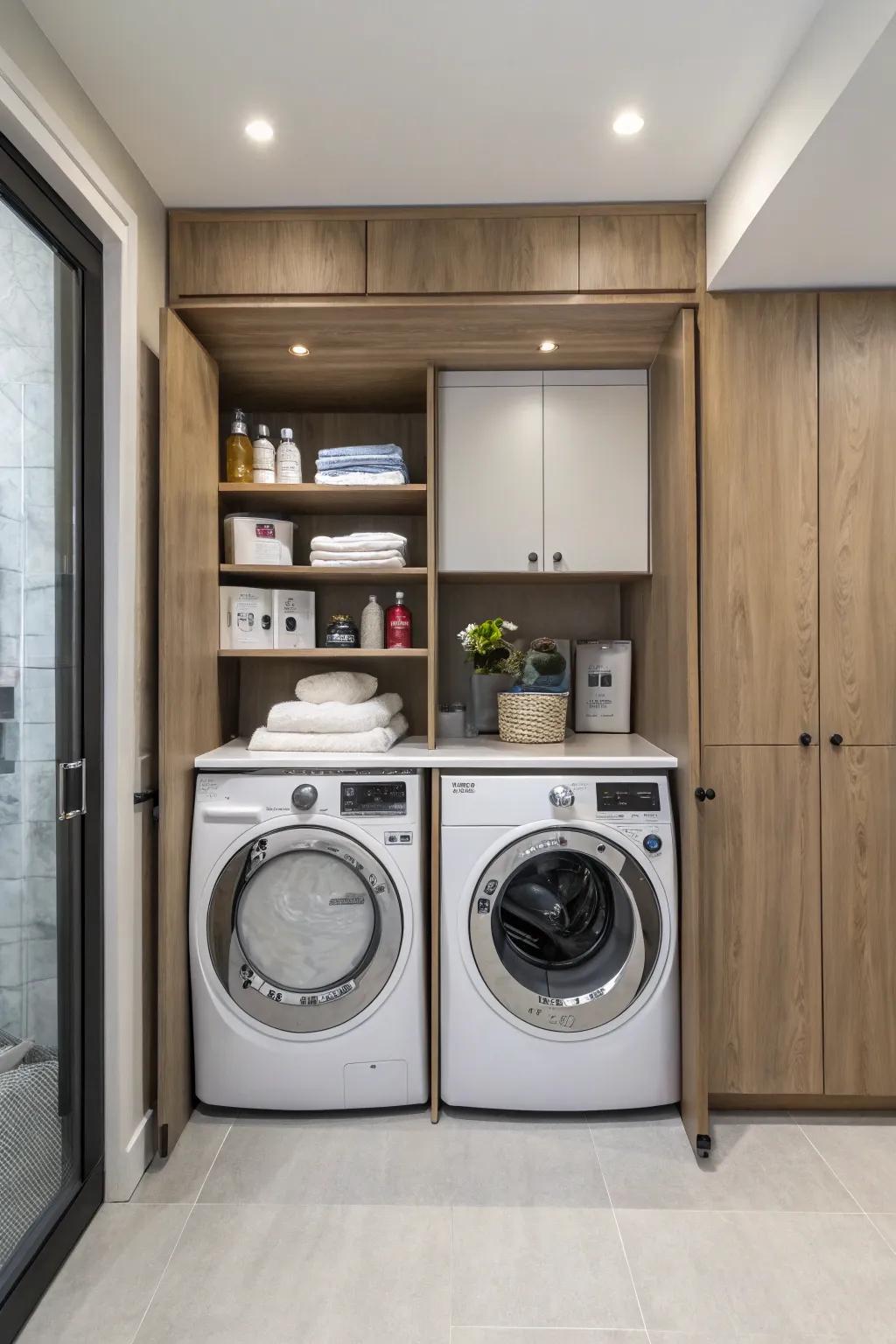 A custom cabinet can make your water heater disappear.