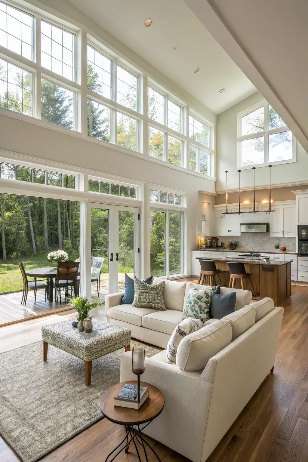 Open concept living for a spacious and welcoming feel.