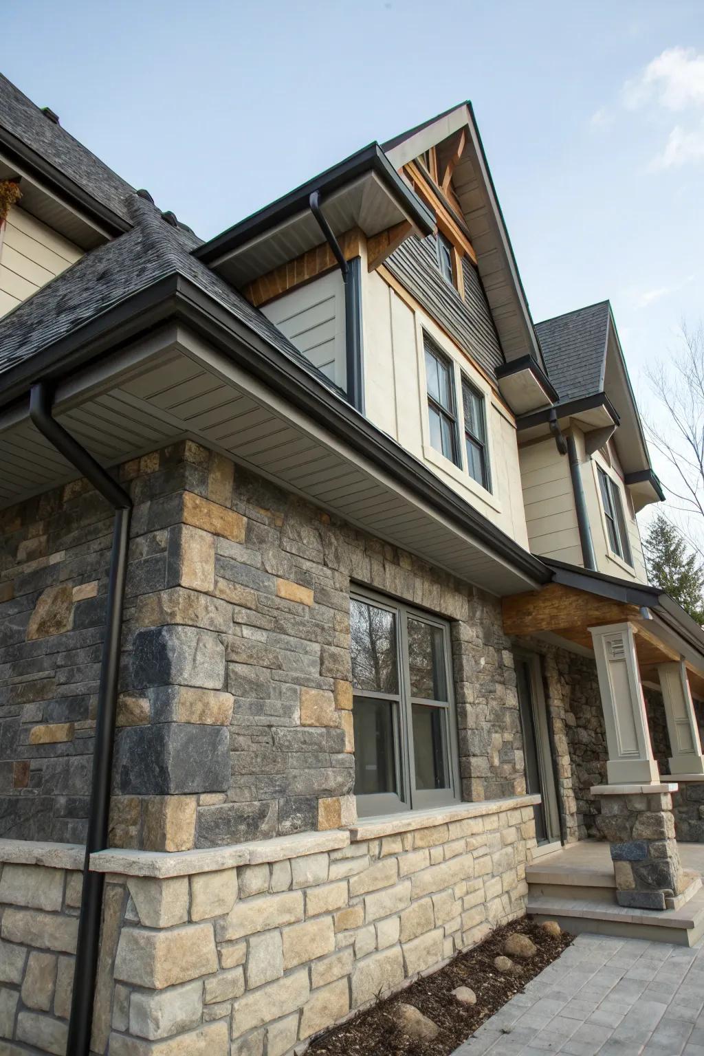 Transform your home's foundation with the timeless elegance of decorative stone underpinning.