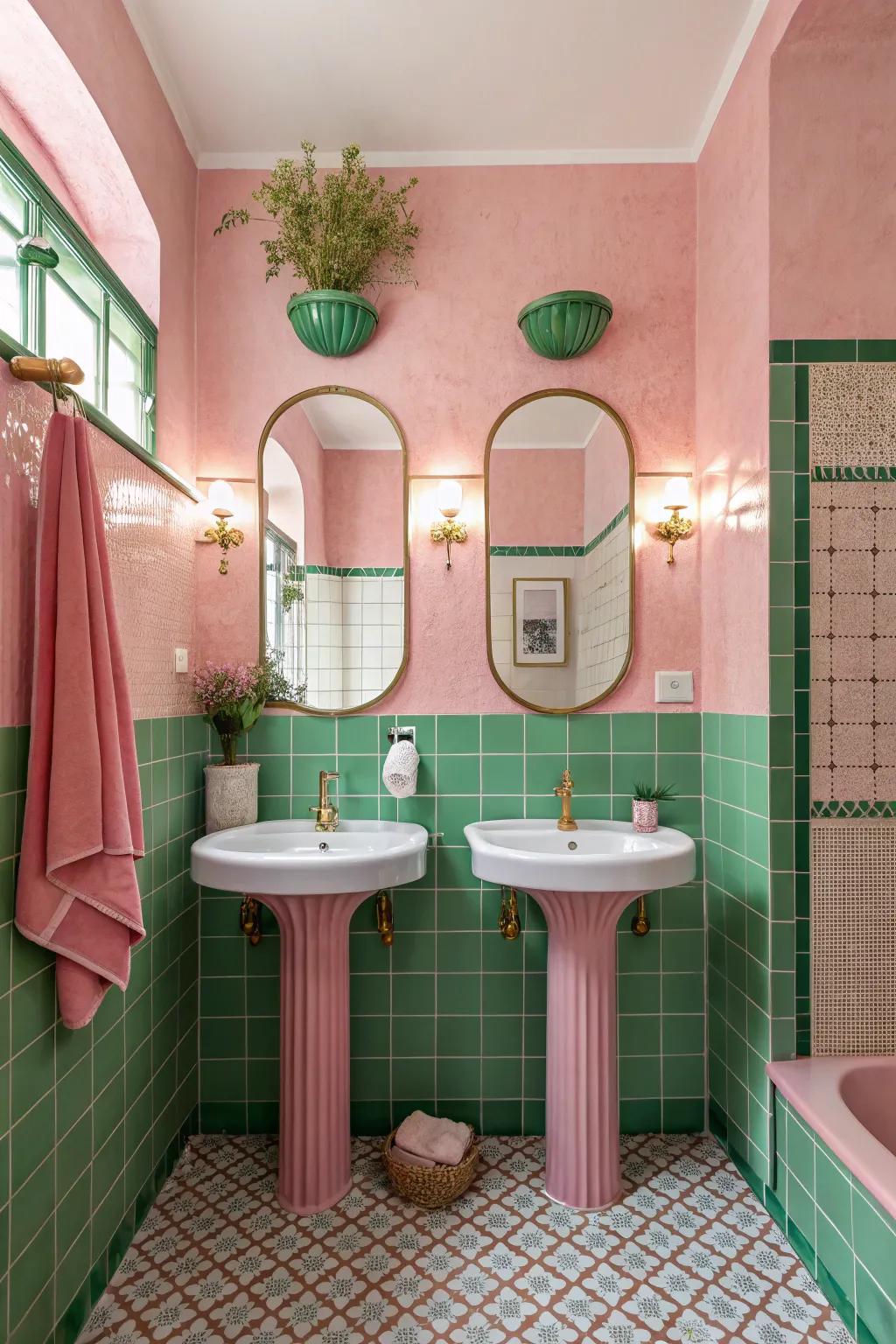 Bold colors can make your bathroom come alive with personality.