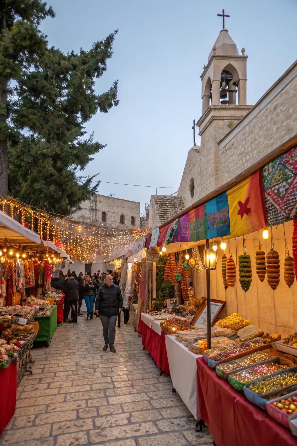 An immersive Bethlehem bazaar offers a unique festive experience.