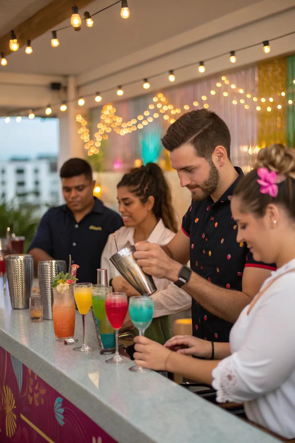 Elevate your party with a holiday mixology class.