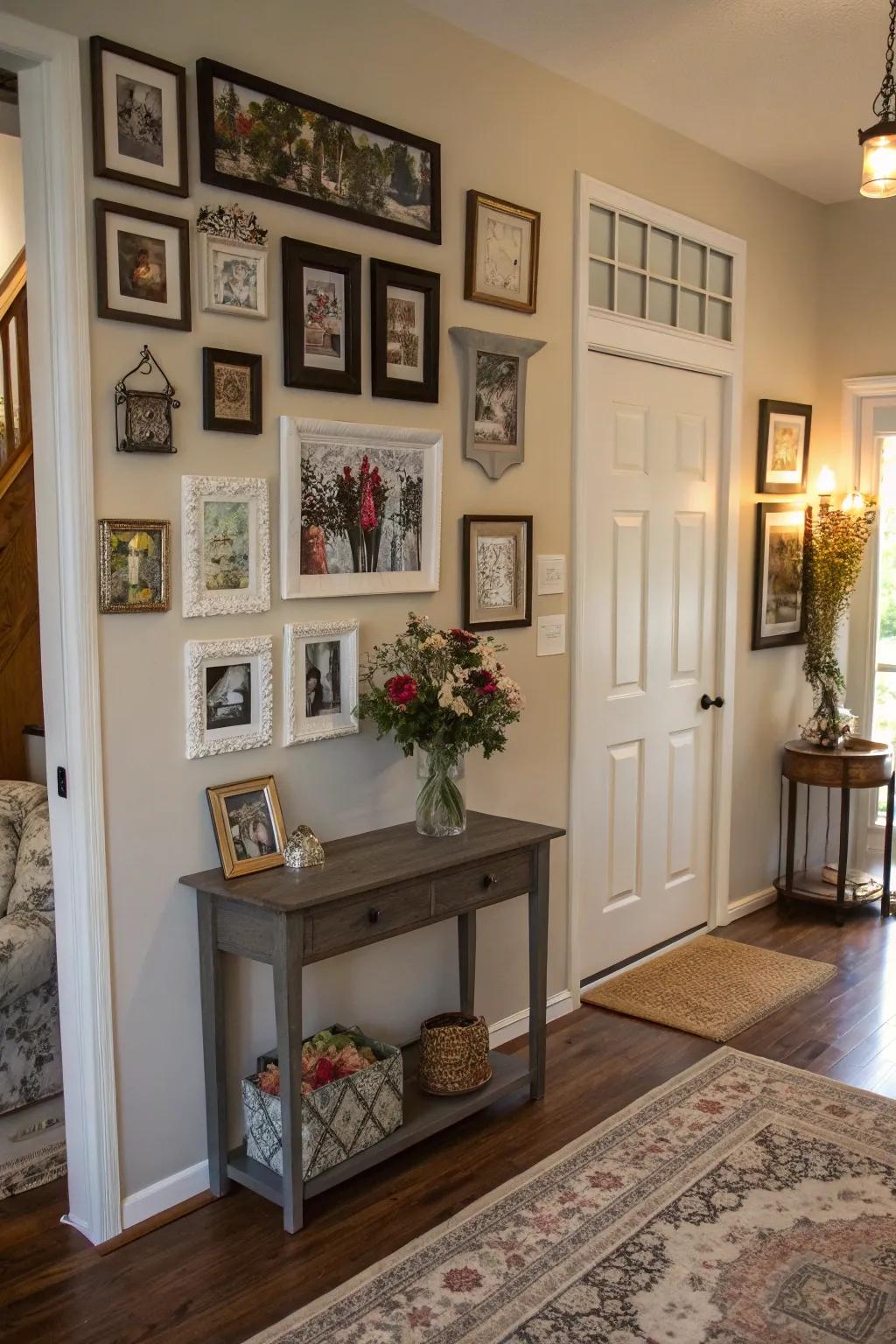 Personal touches make your entryway feel warm and unique.