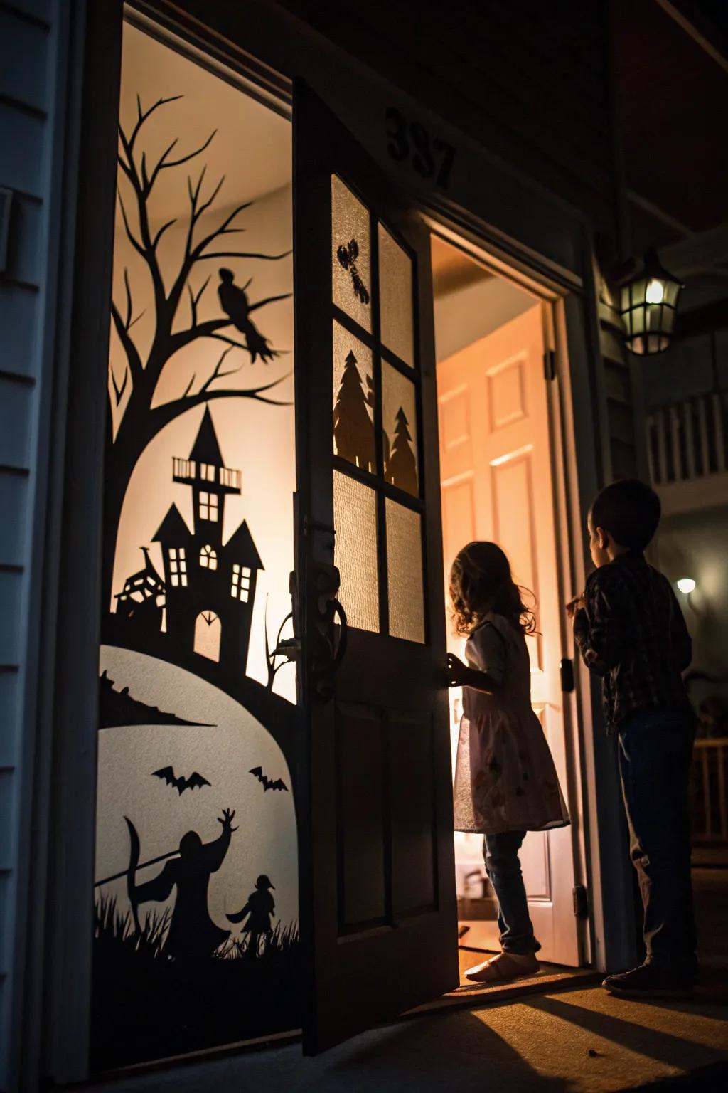 A haunted house scene adds drama and intrigue.