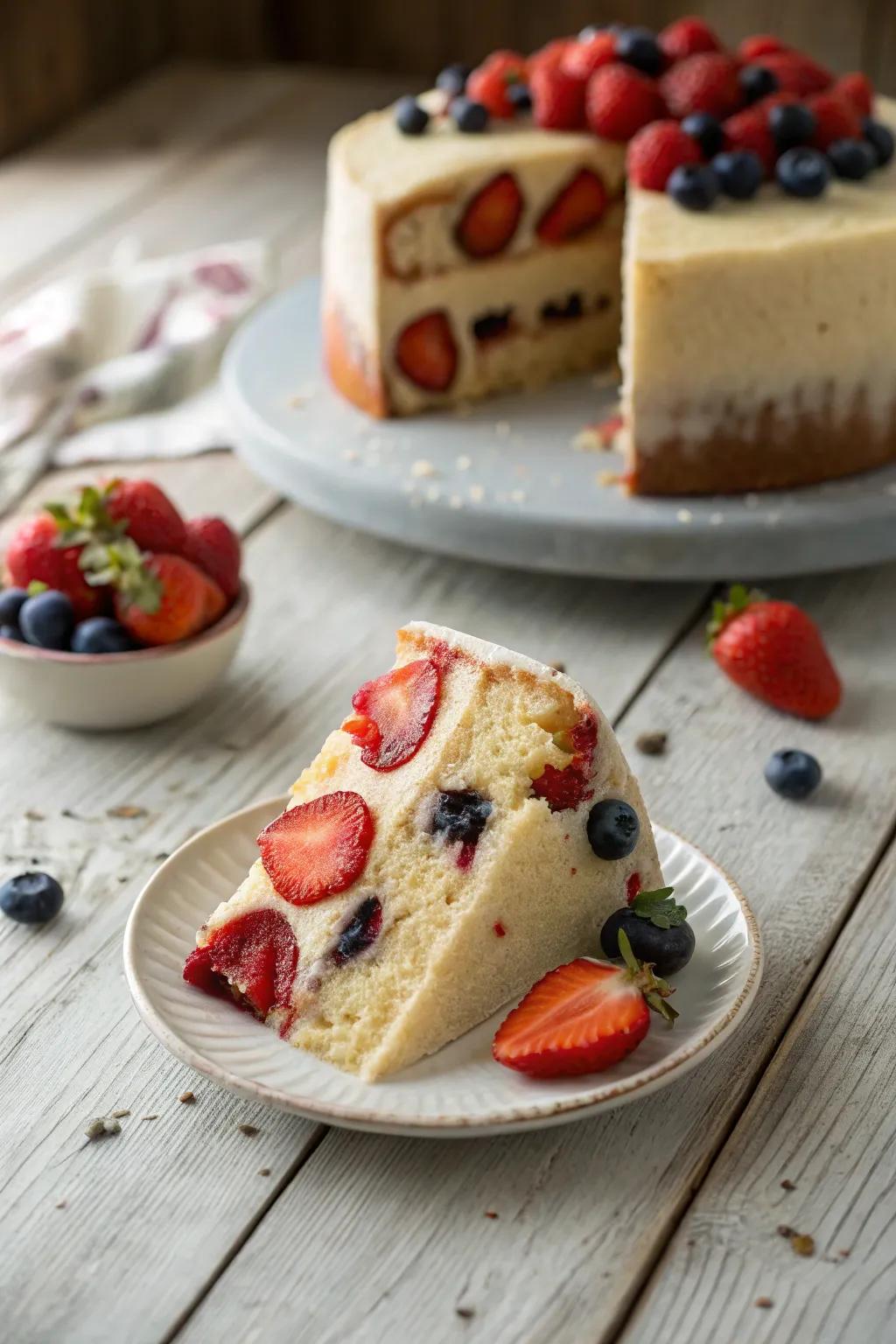 A fruity surprise in every slice.