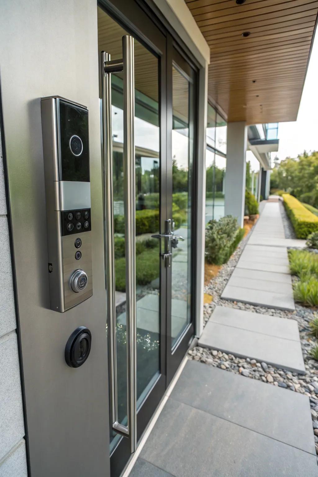 Video doorbells enhance security by integrating with intercom systems.