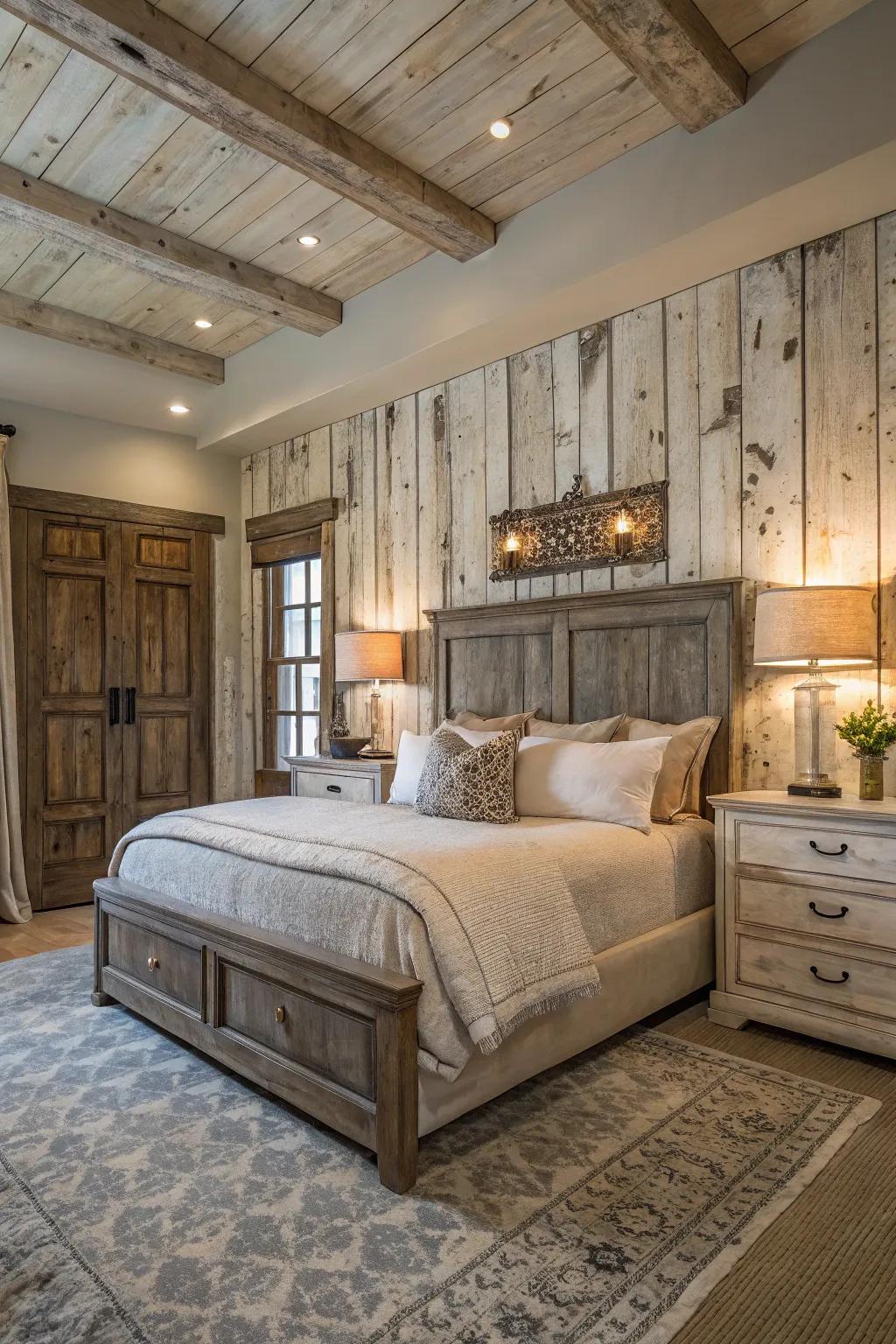 Imperfections like weathered wood add authenticity and warmth.