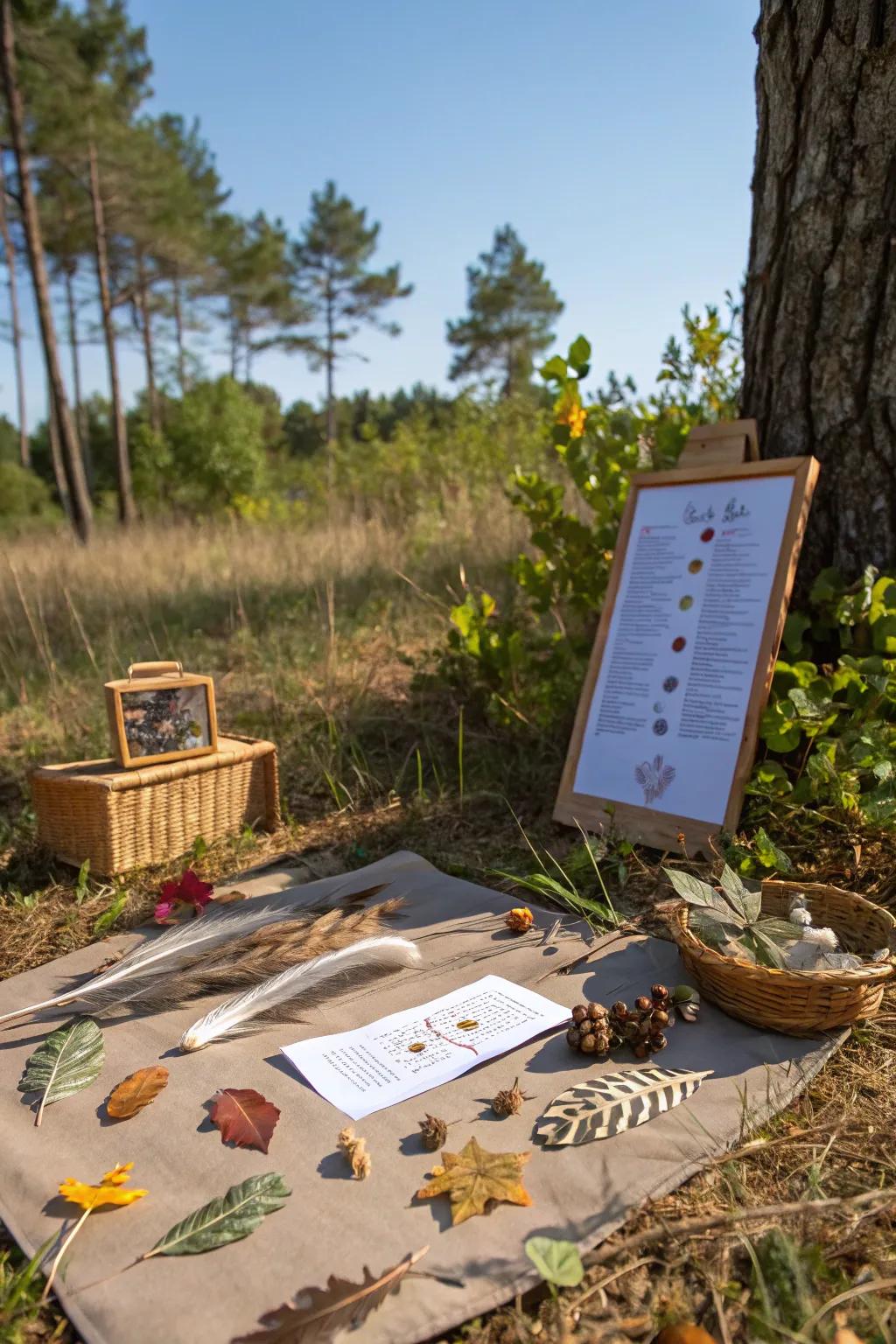 A fun and engaging nature scavenger hunt.