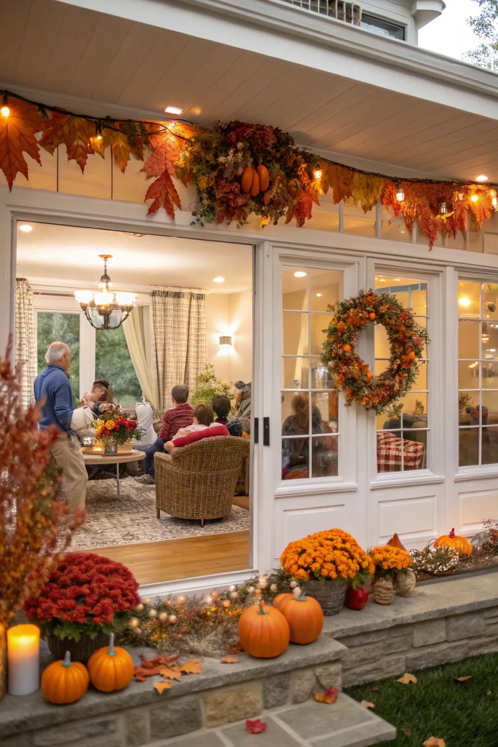 A seasonal celebration theme keeps your open house current and festive.