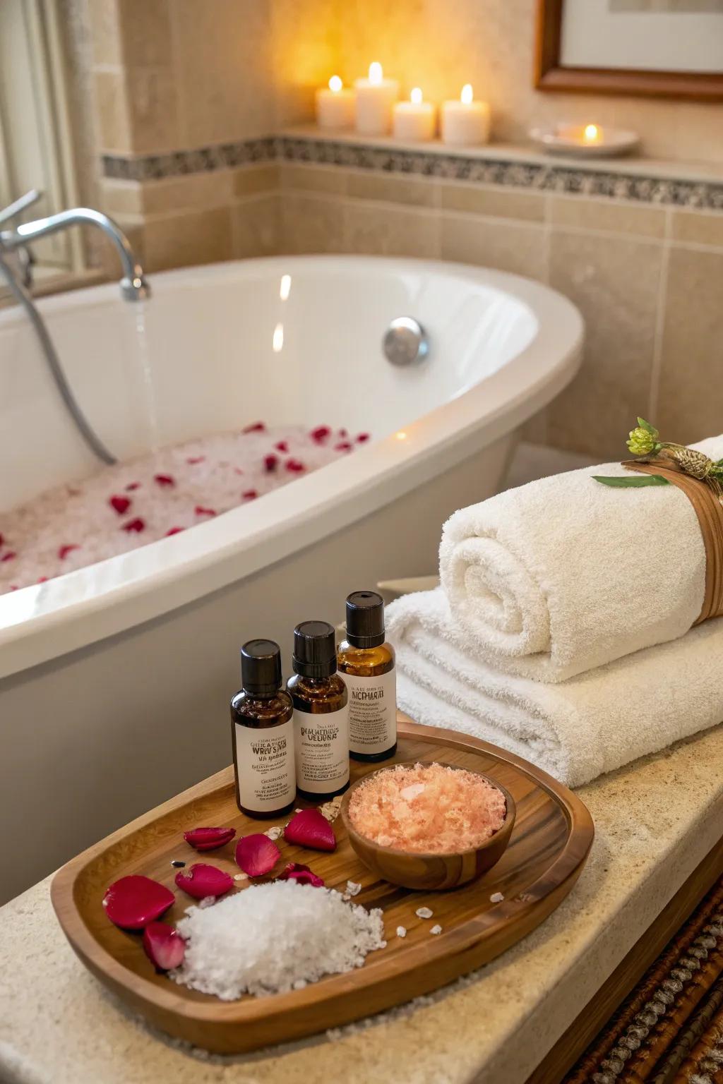 Transform any bathroom into a serene spa with natural indulgences.