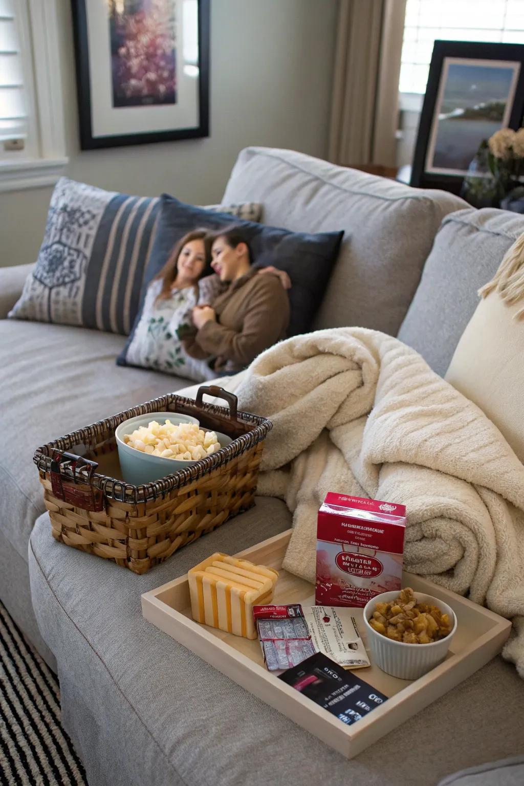 A surprise kit for a memorable date night at home