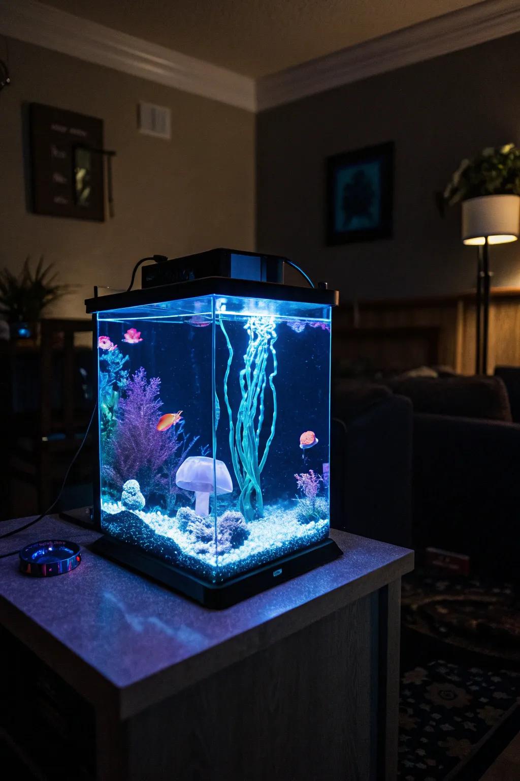 Bring magic into your tank with a mystical night glow.