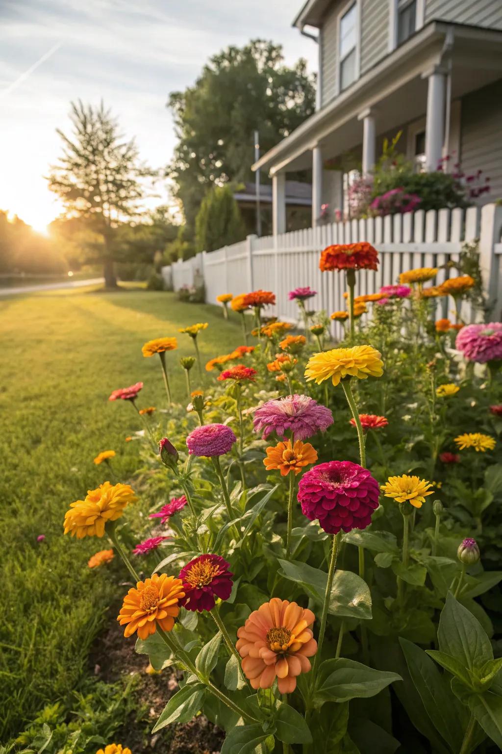 Zinnias offer a burst of color and energy to any garden.