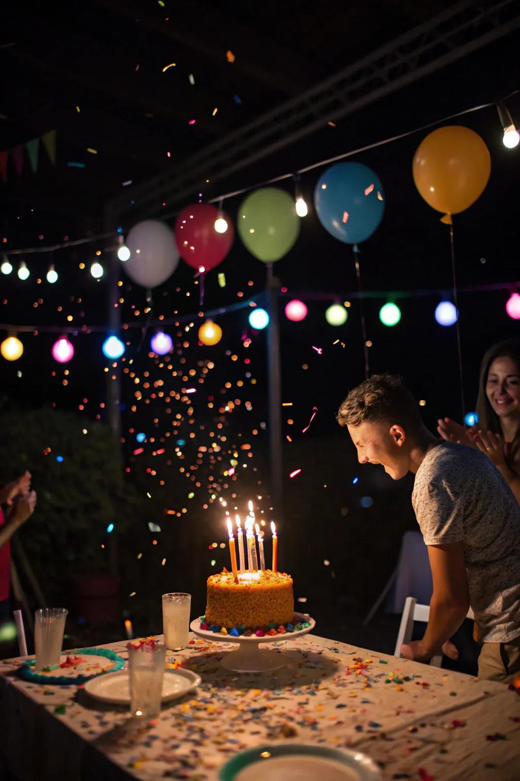 Kick off your birthday with a surprise midnight celebration.