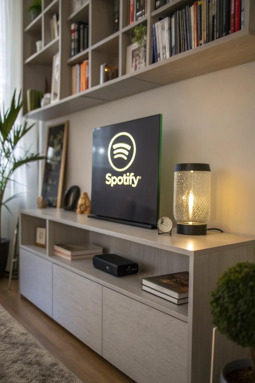 Capture your favorite tunes with a personalized Spotify plaque.