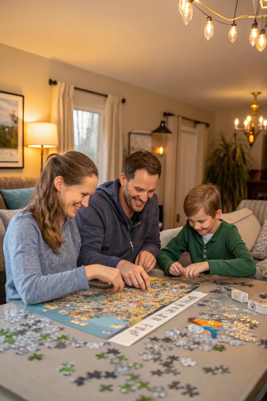 An engaging puzzle challenge bringing the family together.