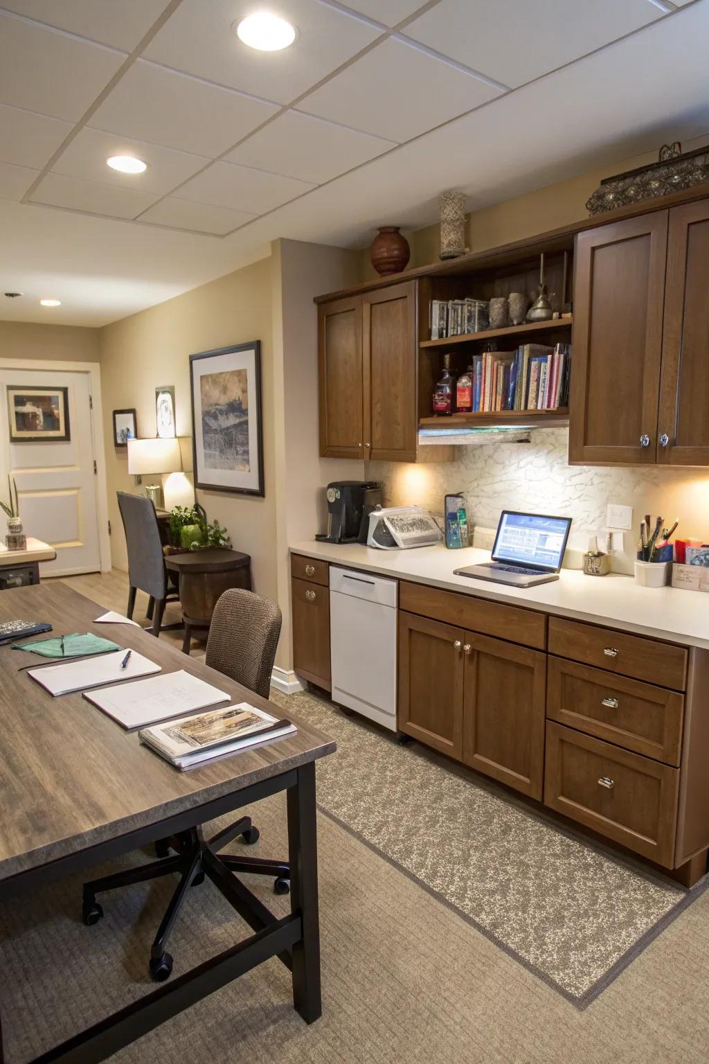Maximize versatility with thoughtfully designed multi-use spaces.
