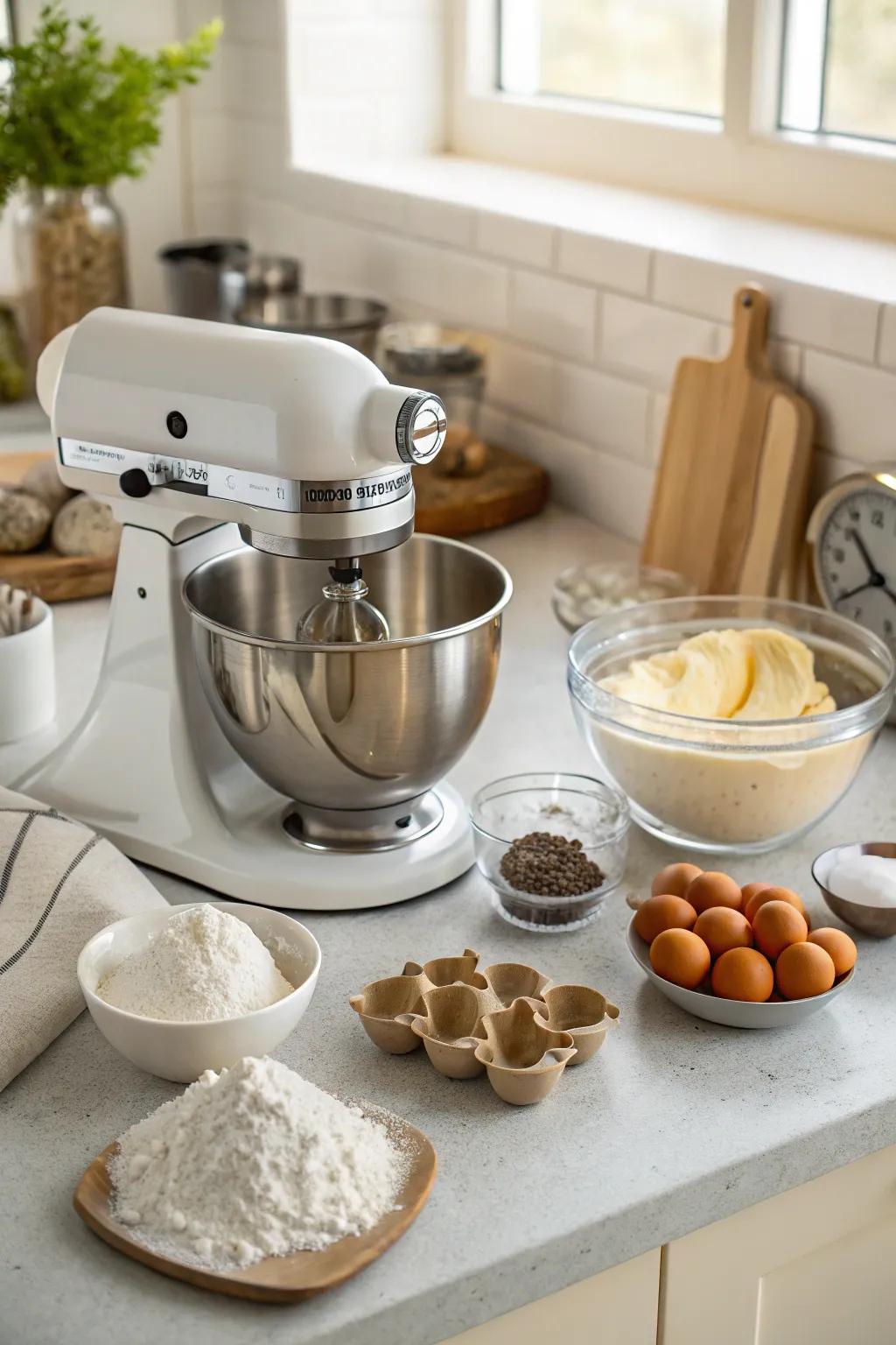 A stand mixer unlocks endless culinary creativity.