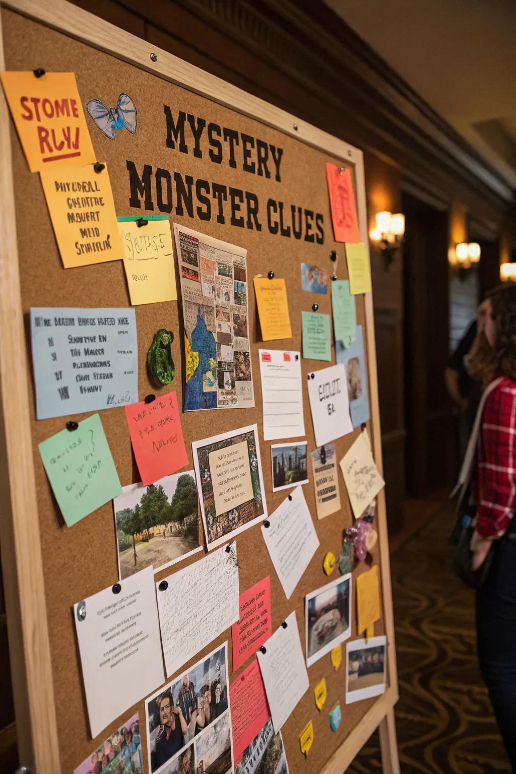 A mystery monster board that combines learning with playful investigation.