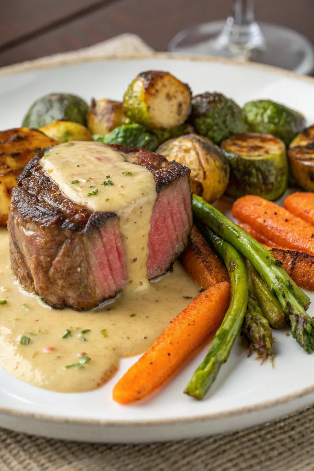 Exquisite filet mignon for a classic and elegant dinner.