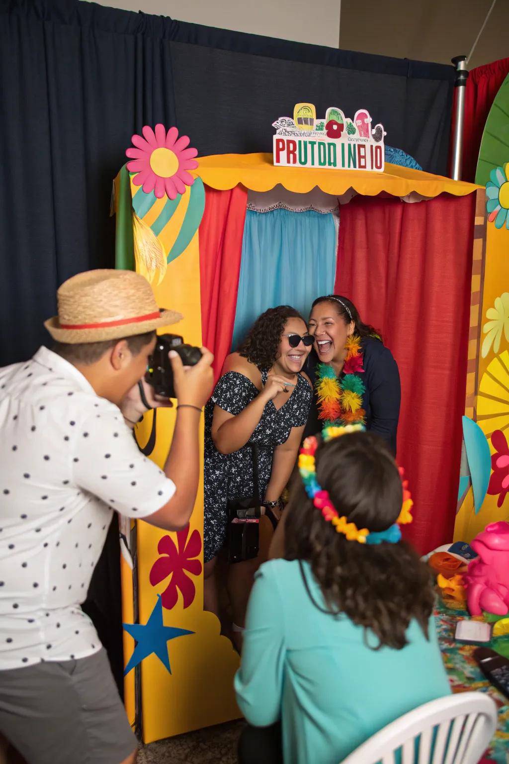 Capture the night's memories with a fun DIY photo booth.