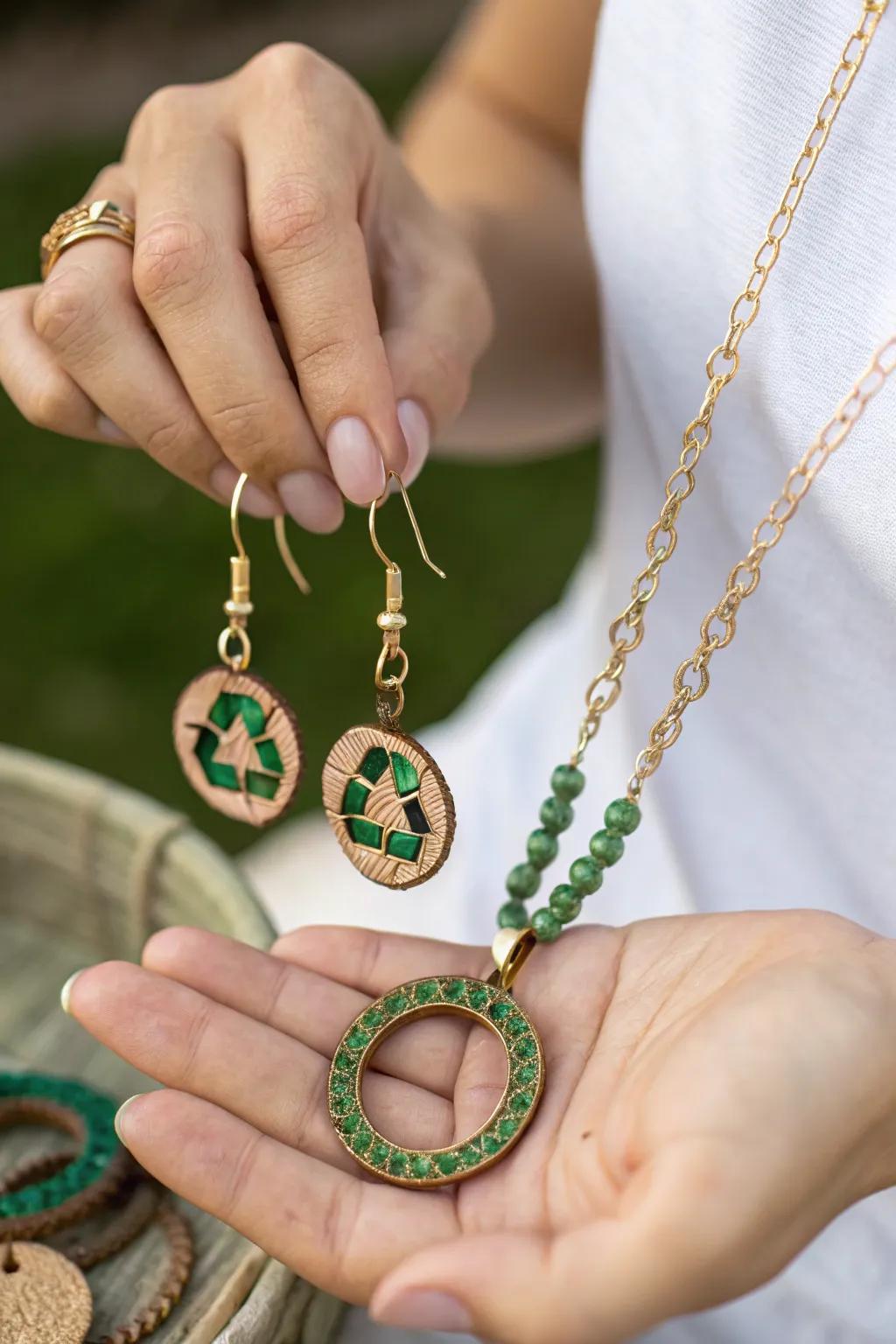 Wear elegance with a conscience through sustainable jewelry.