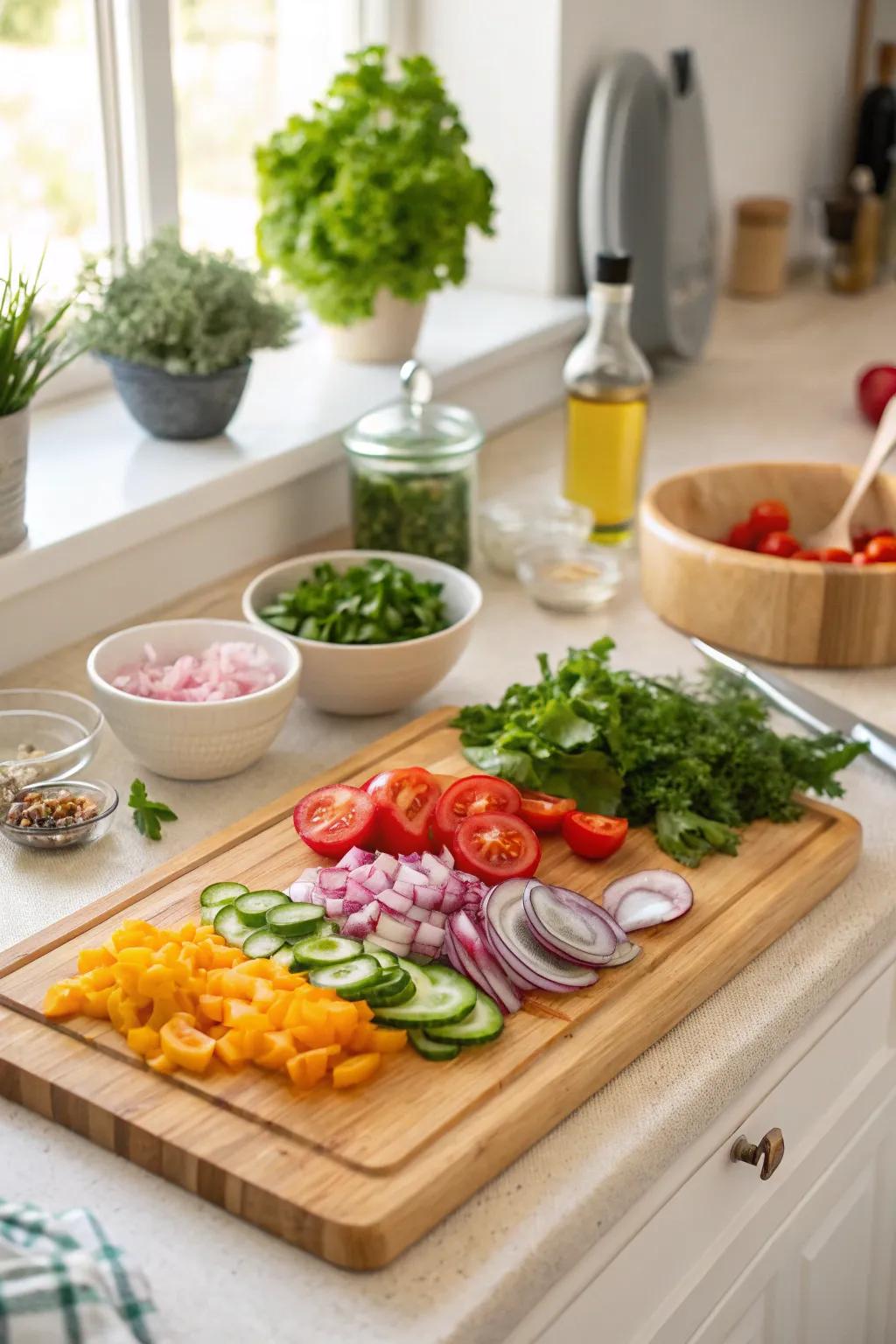 Wooden cutting boards are essential for any culinary space.