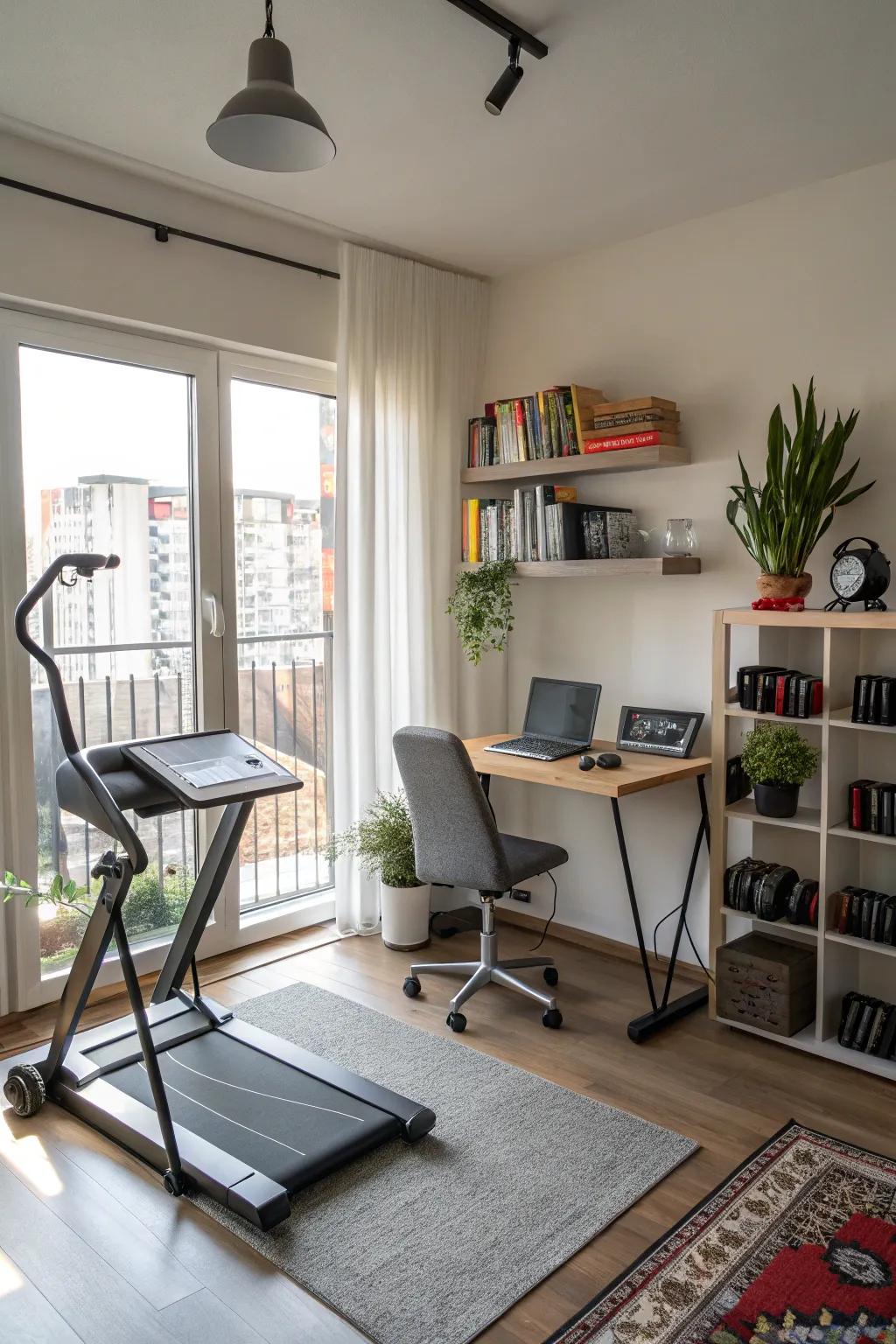 Blend functionality with style in multifunctional spaces.