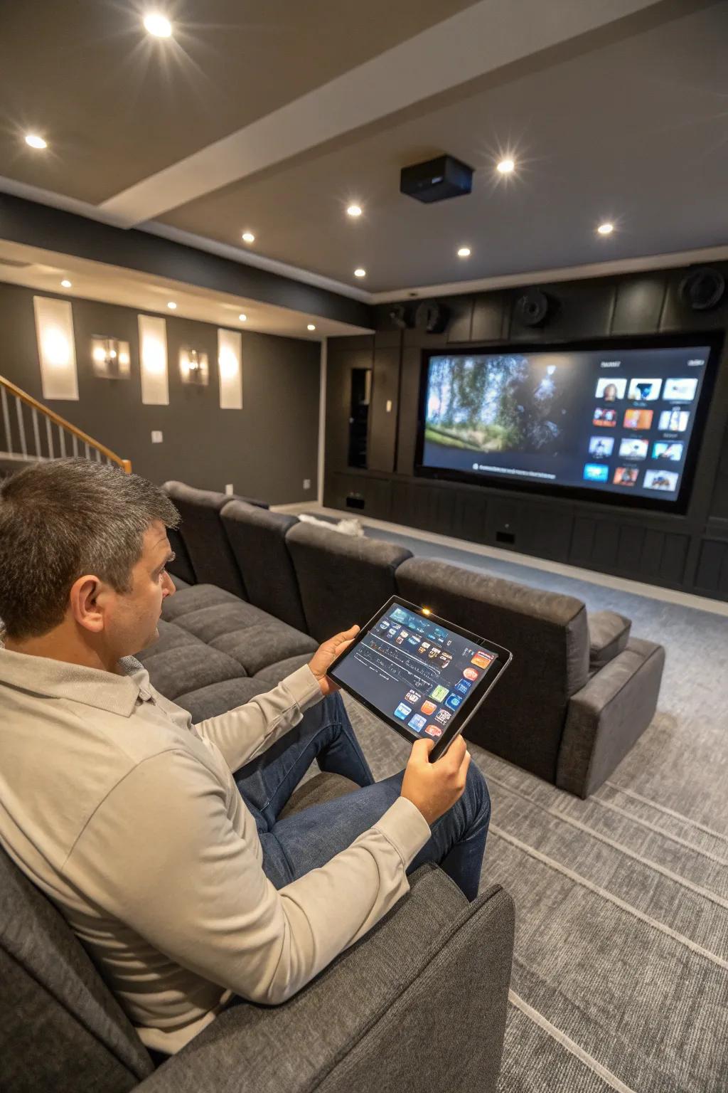 Smart home integration allows for seamless and convenient control of your home theater.