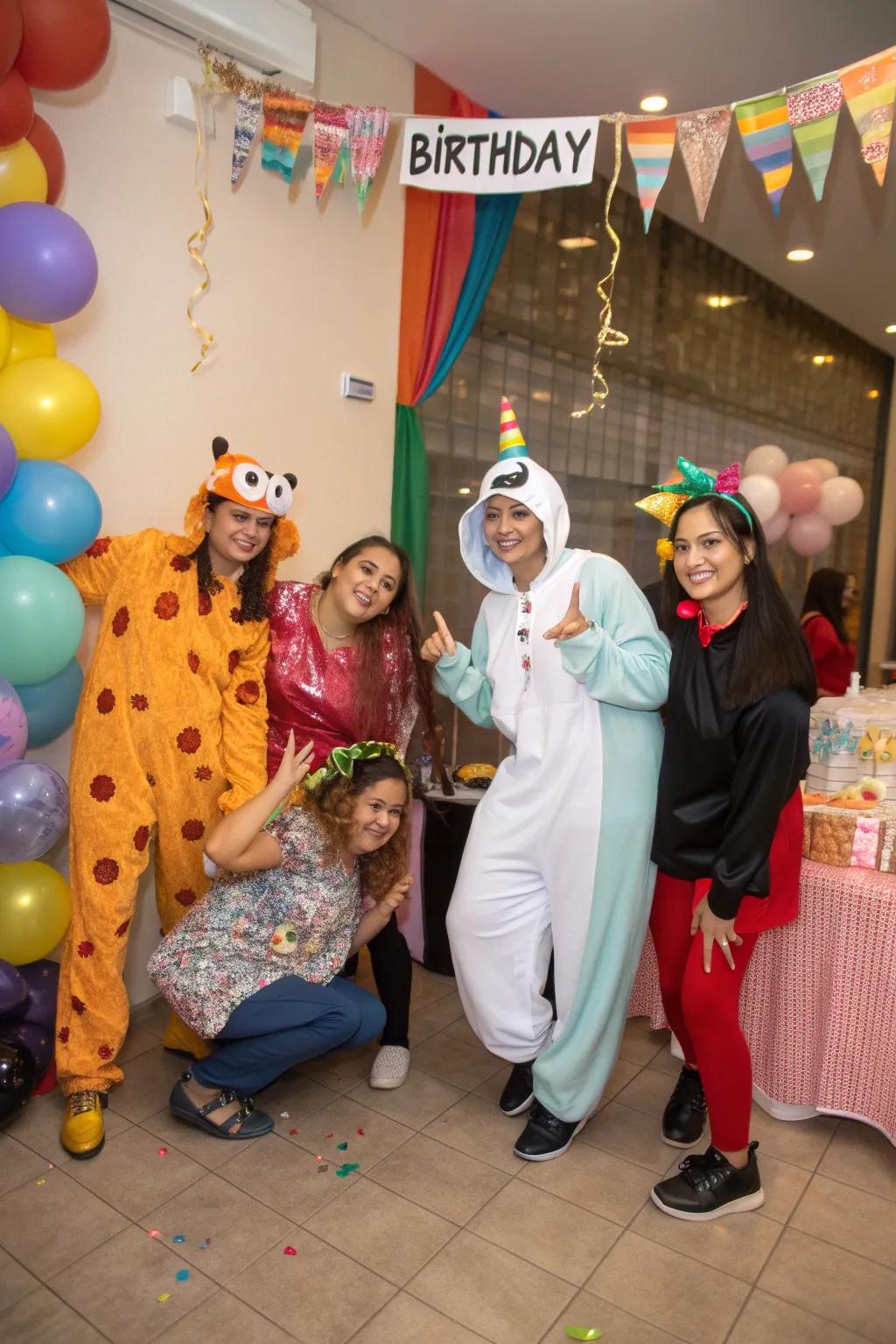 Dress up and dive into a world of imagination with a costume party.