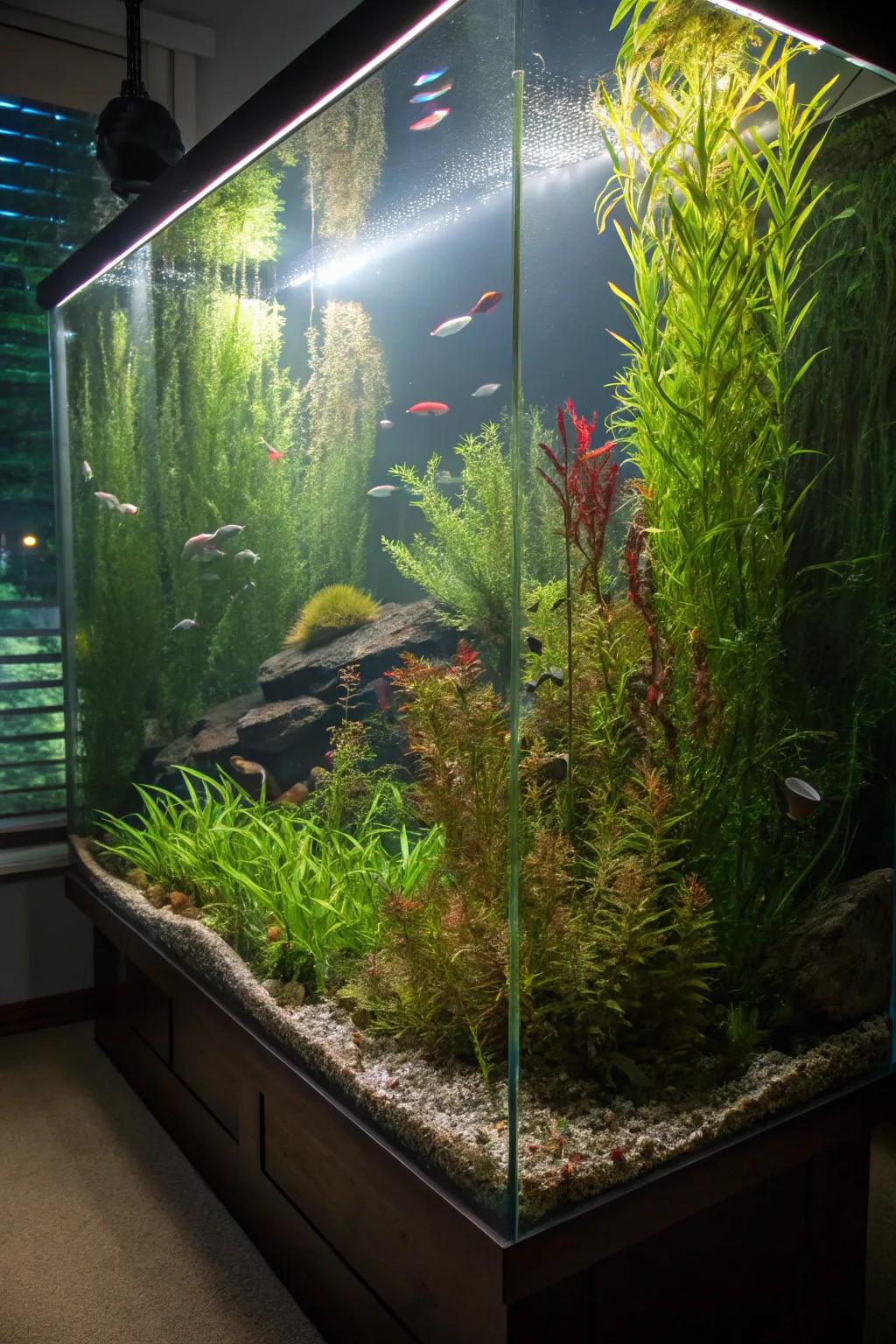 An underwater forest offers a lush and beneficial habitat for fish.