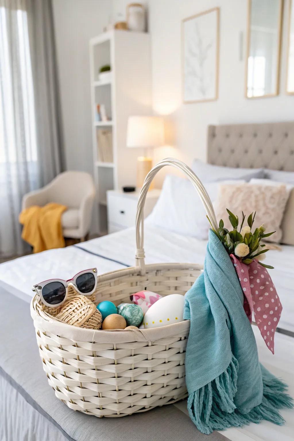 A fashion-forward Easter basket for the style-savvy.