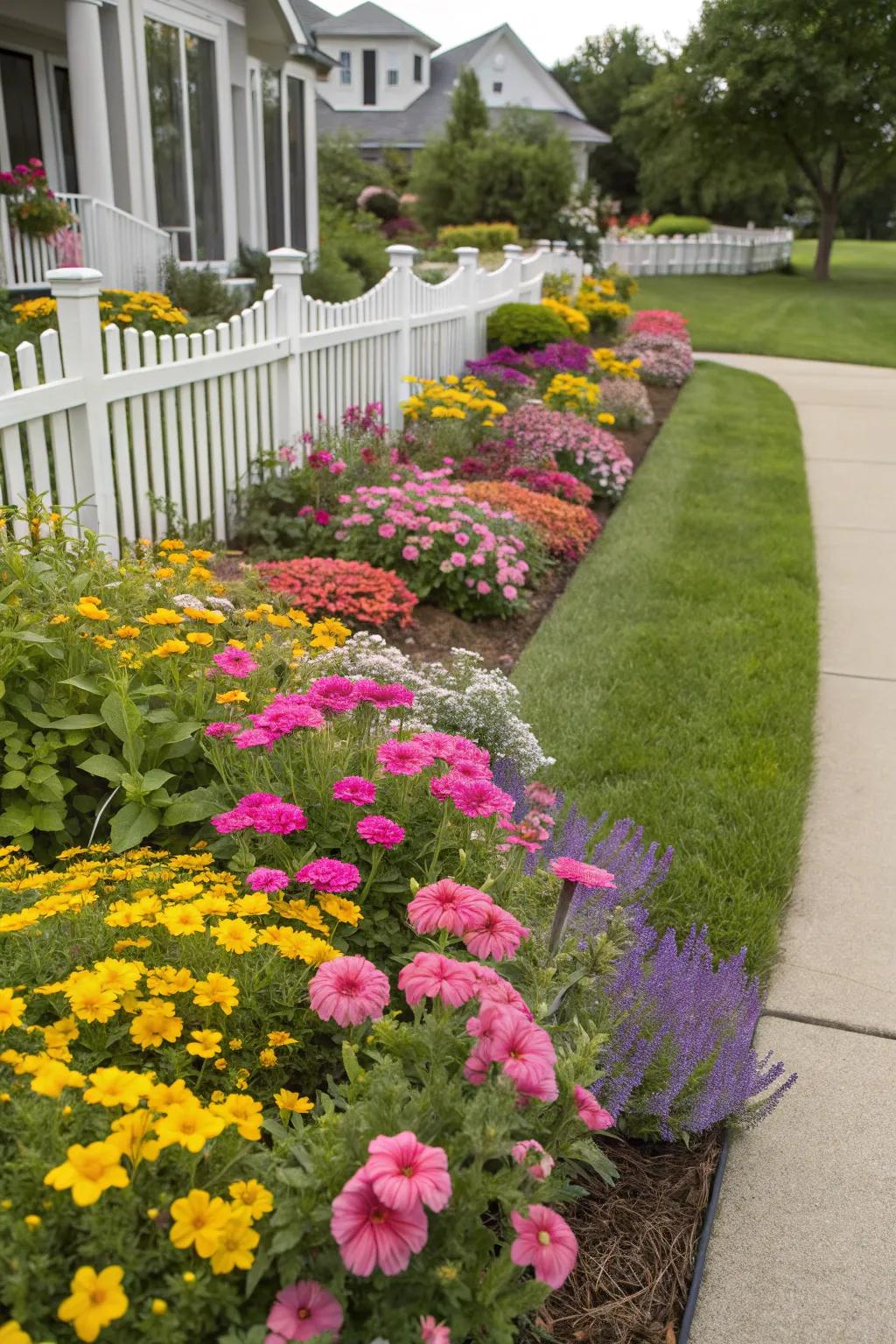 Annuals provide a splash of seasonal color to xeriscape gardens.