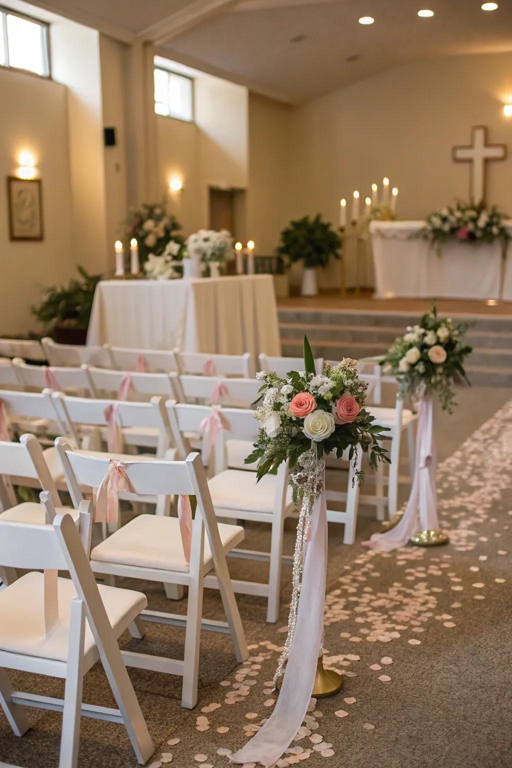 Ceremony photos convey the wedding day's atmosphere and style.