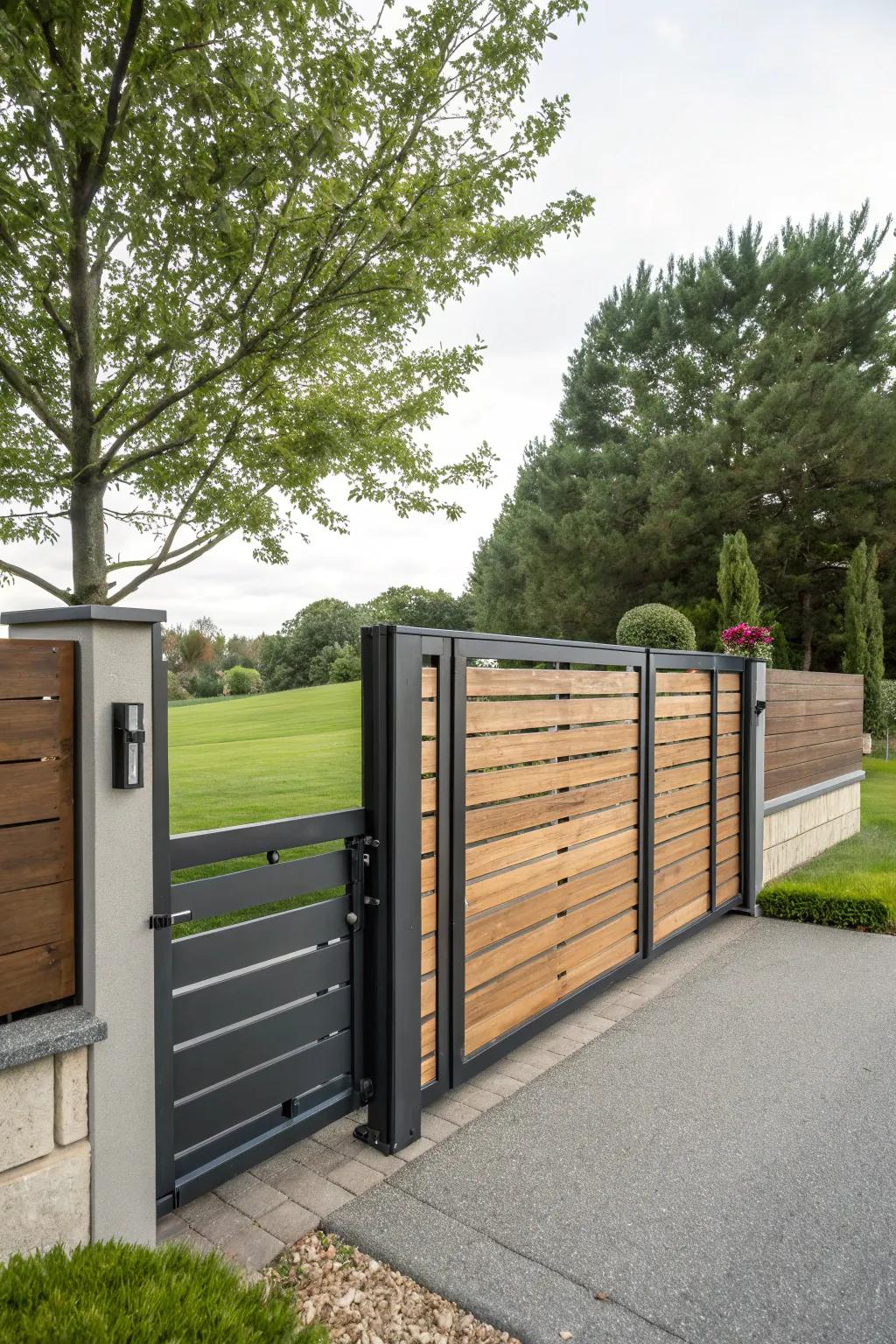 Eco-friendly materials ensure your gate is as kind to the planet as it is stylish.