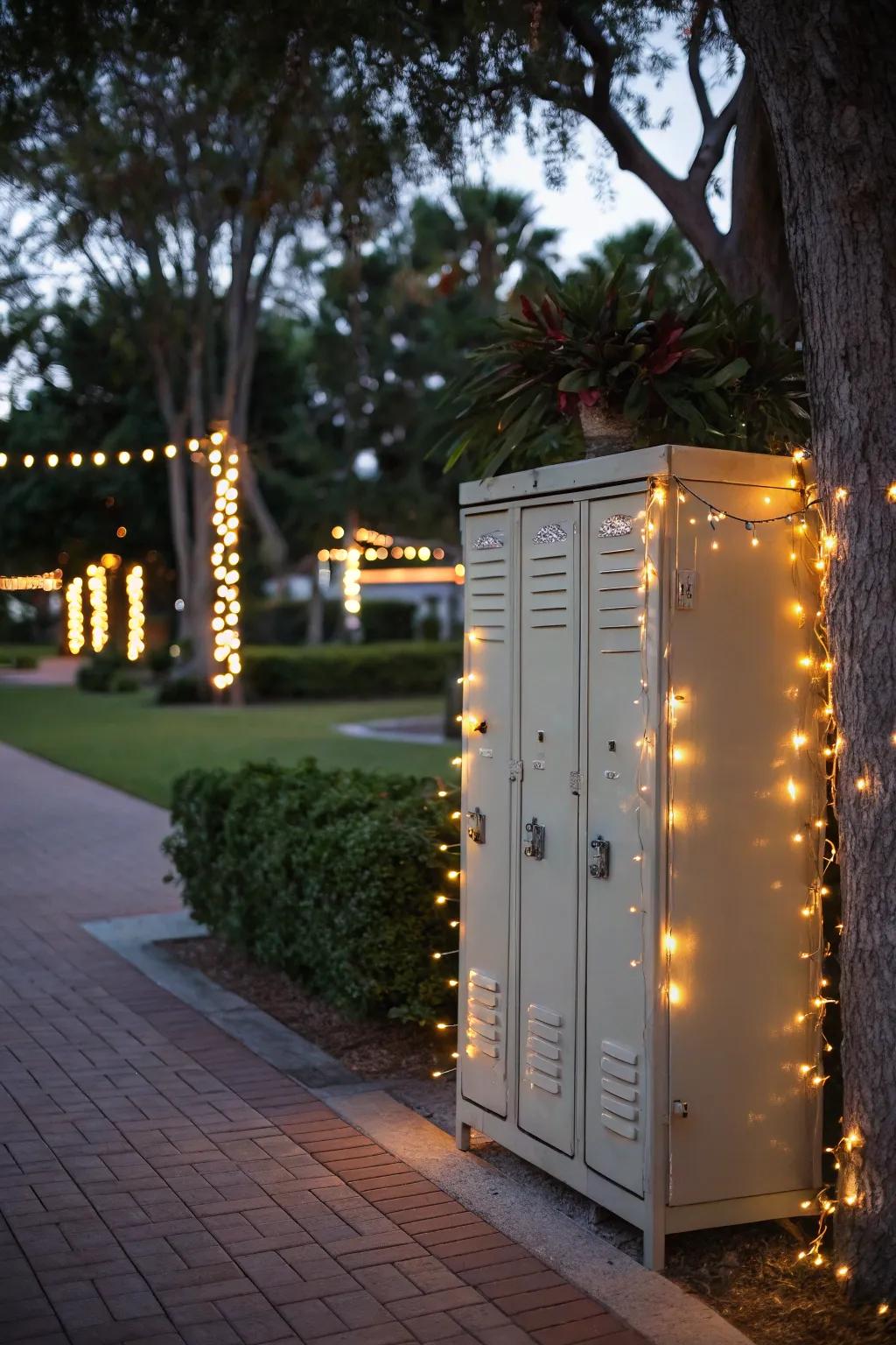 Create a magical ambiance with fairy lights.