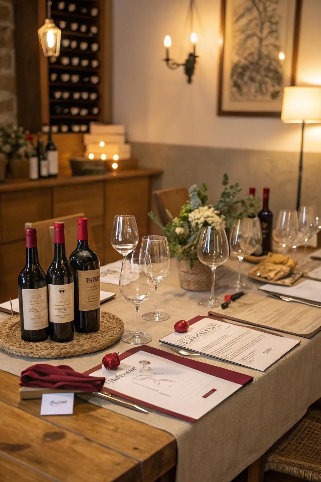 A refined wine tasting event for celebrating retirement.