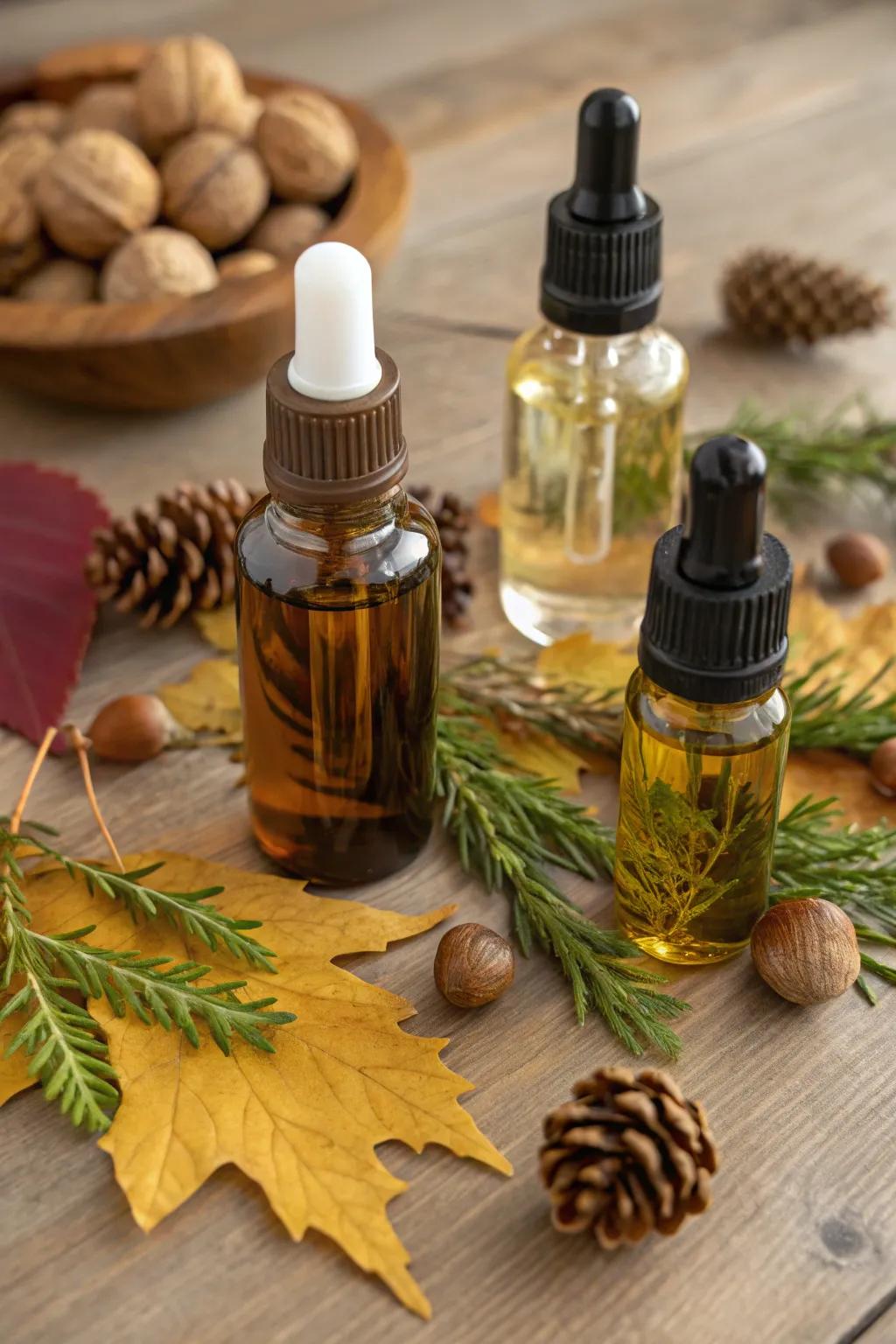 Capture the essence of Yule with custom scented oils.