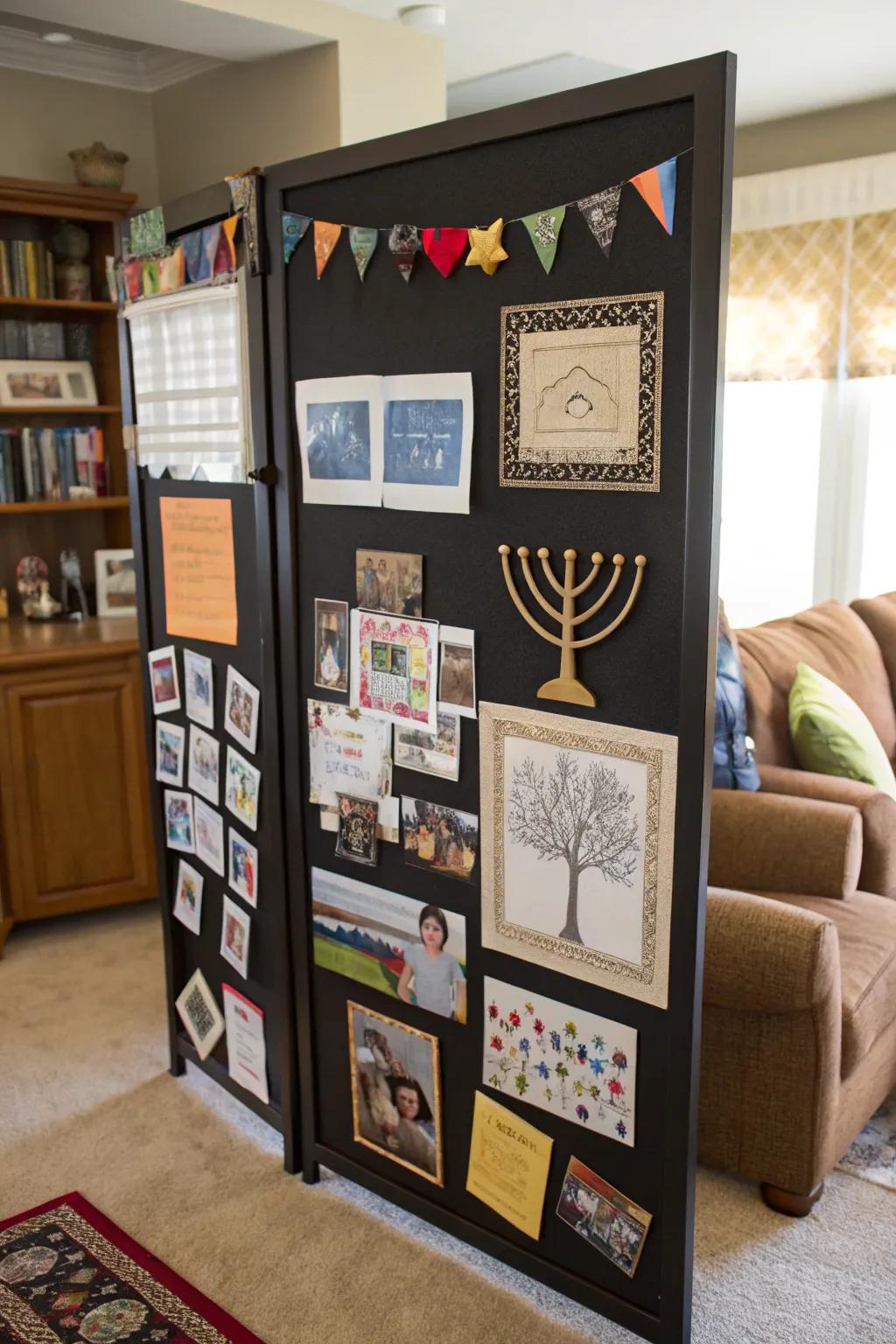 Celebrate heritage with a bulletin board that tells your cultural story.