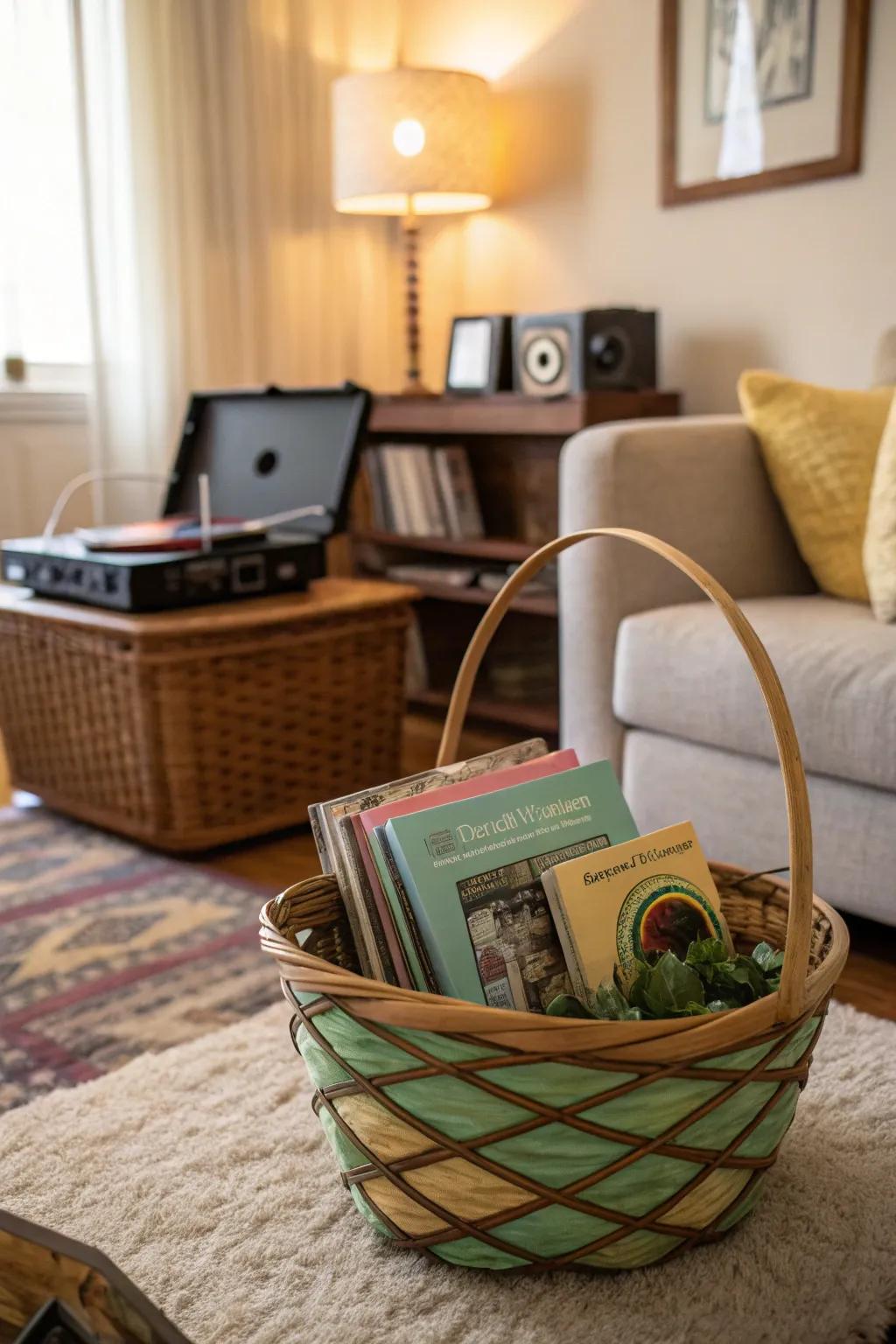 A music lover's dream Easter basket filled with sound.