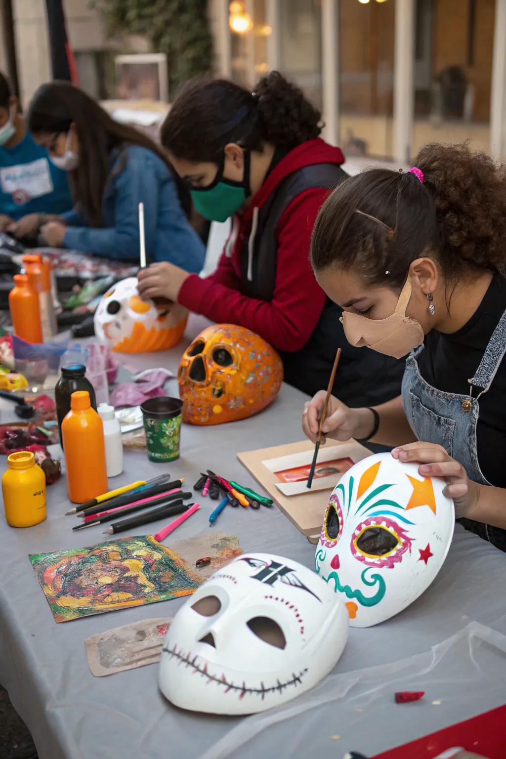 Get crafty with a mystical mask-making workshop.