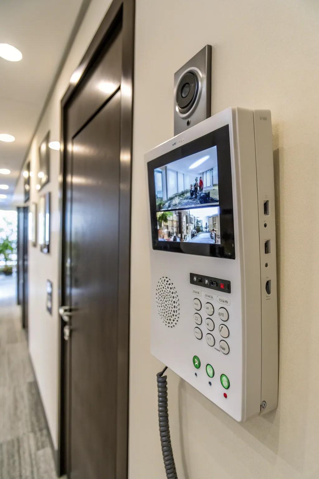 High-definition video enhances the clarity and security of intercom systems.