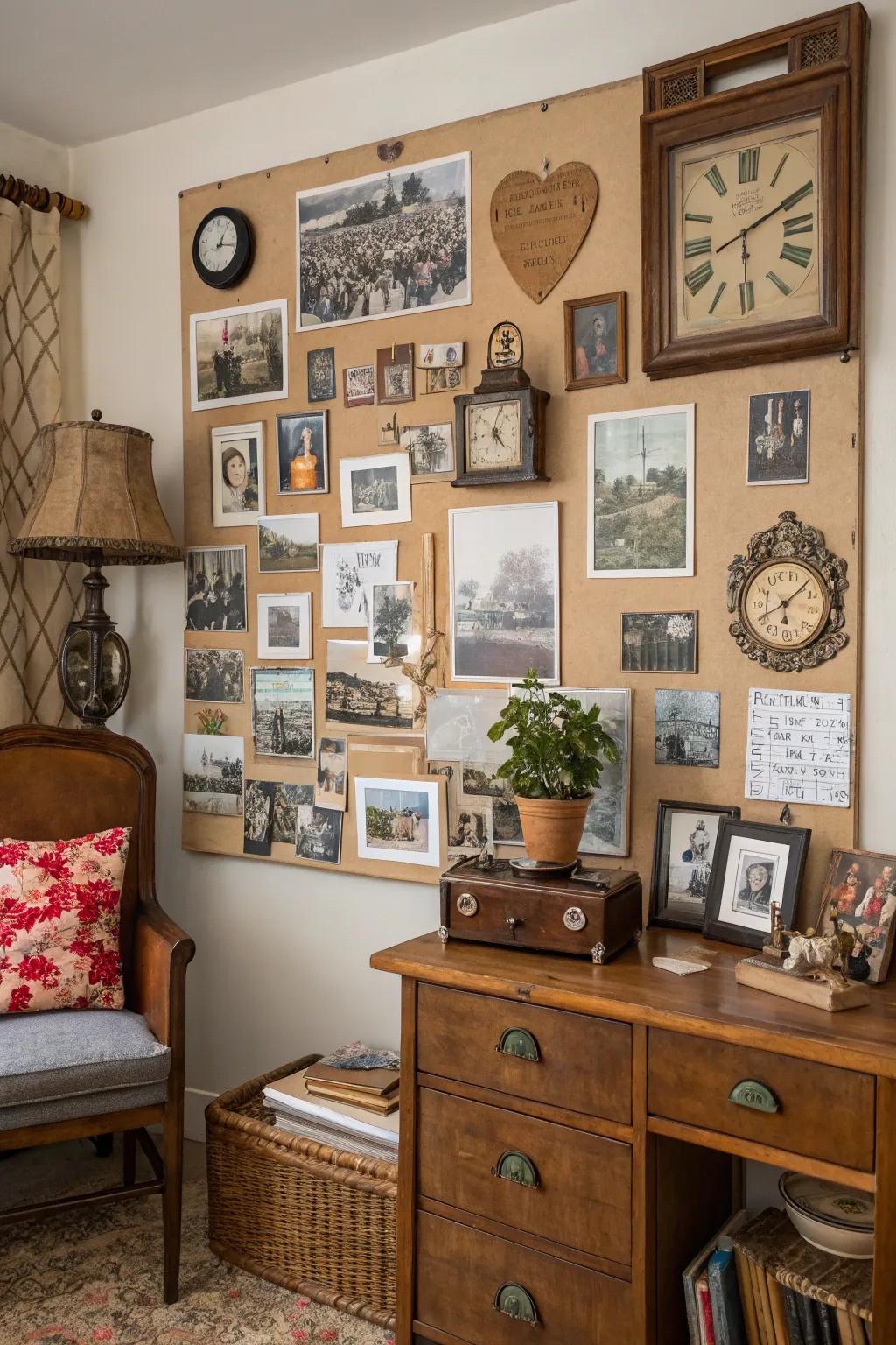 Infuse your designs with nostalgia through a board of vintage charm.