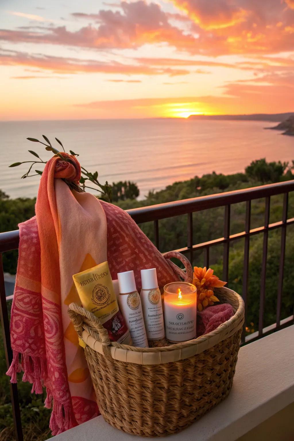 Sunset Serenade: A vibrant and uplifting spa experience.