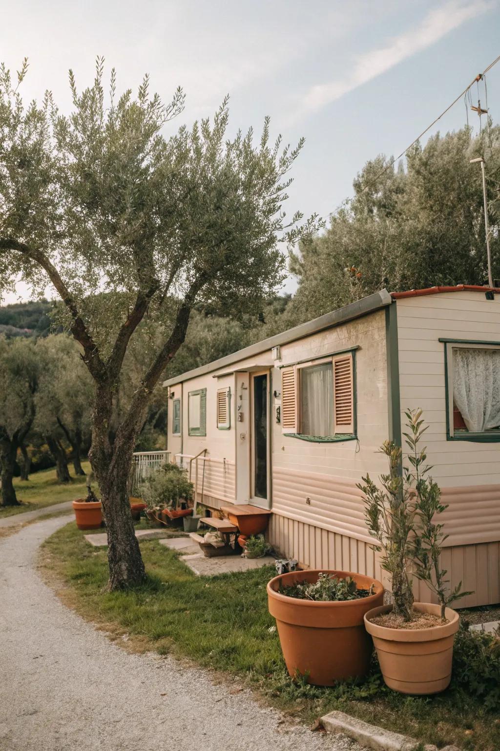 Embrace a Mediterranean vibe with stucco siding.