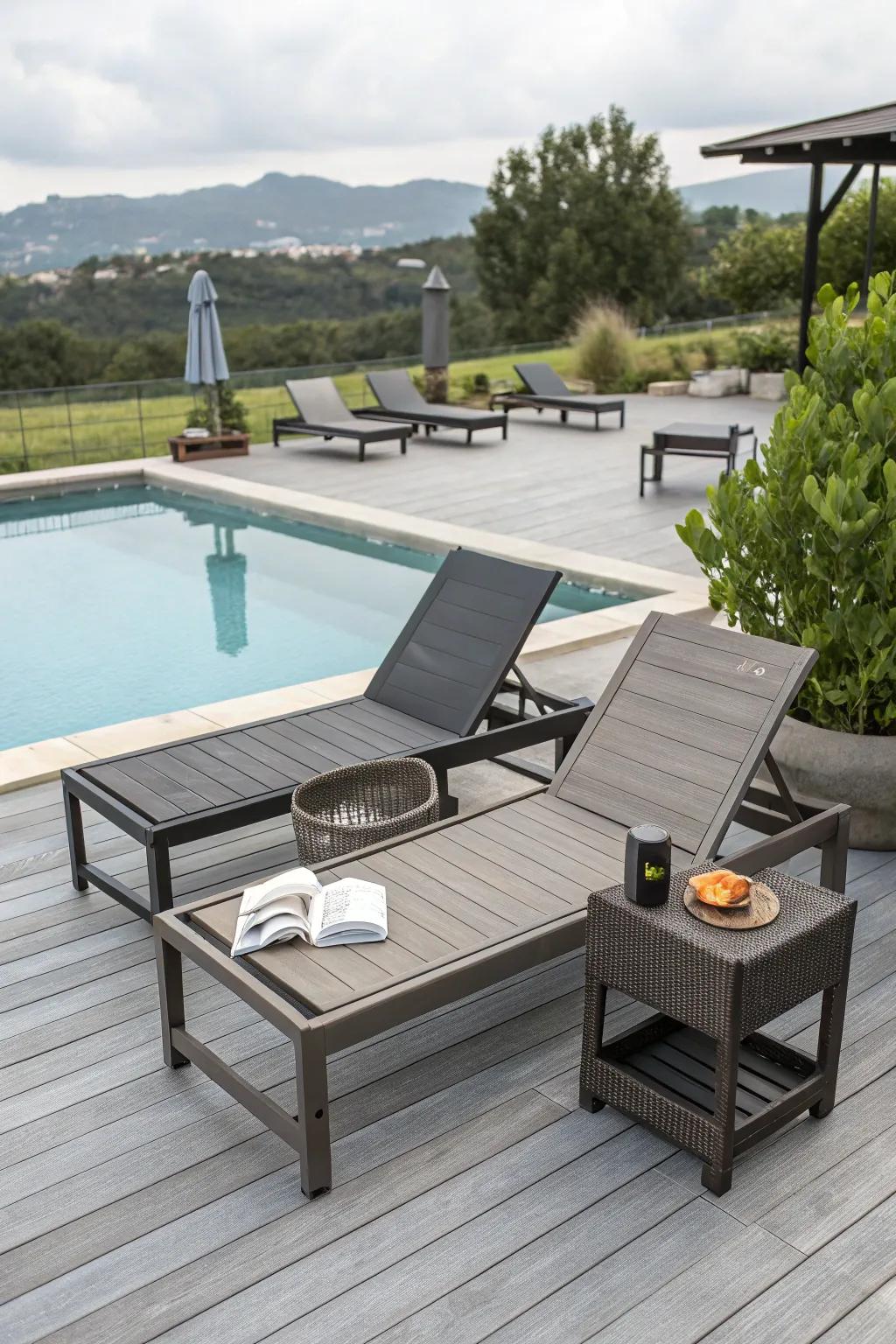 Go green with eco-friendly pool deck options.