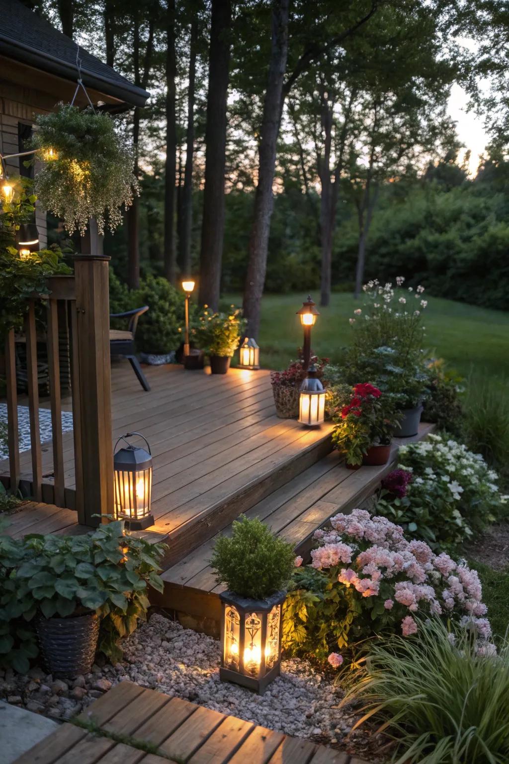 Solar lights offer sustainable and effortless illumination.