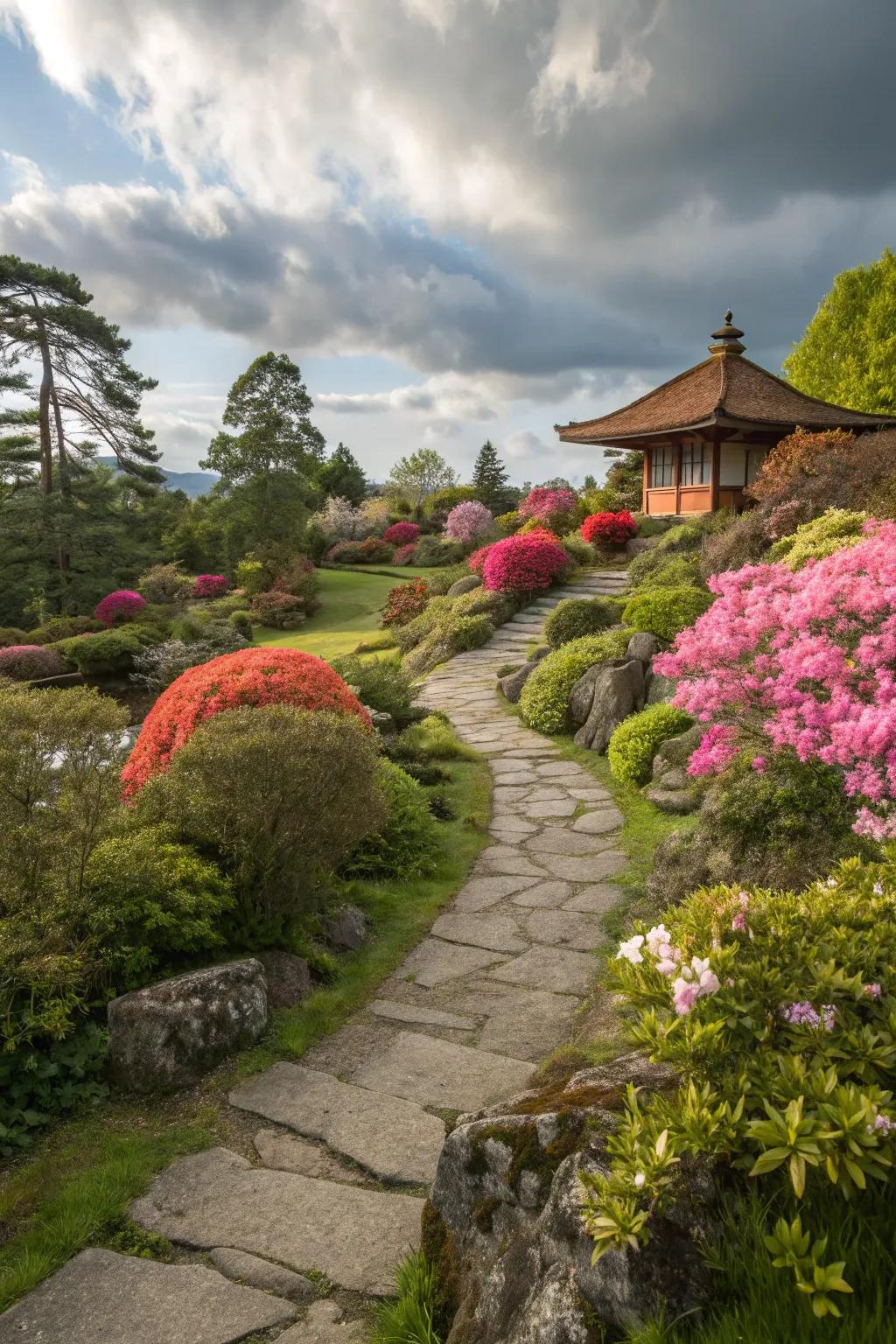 Seasonal flowers bringing bursts of color and life.