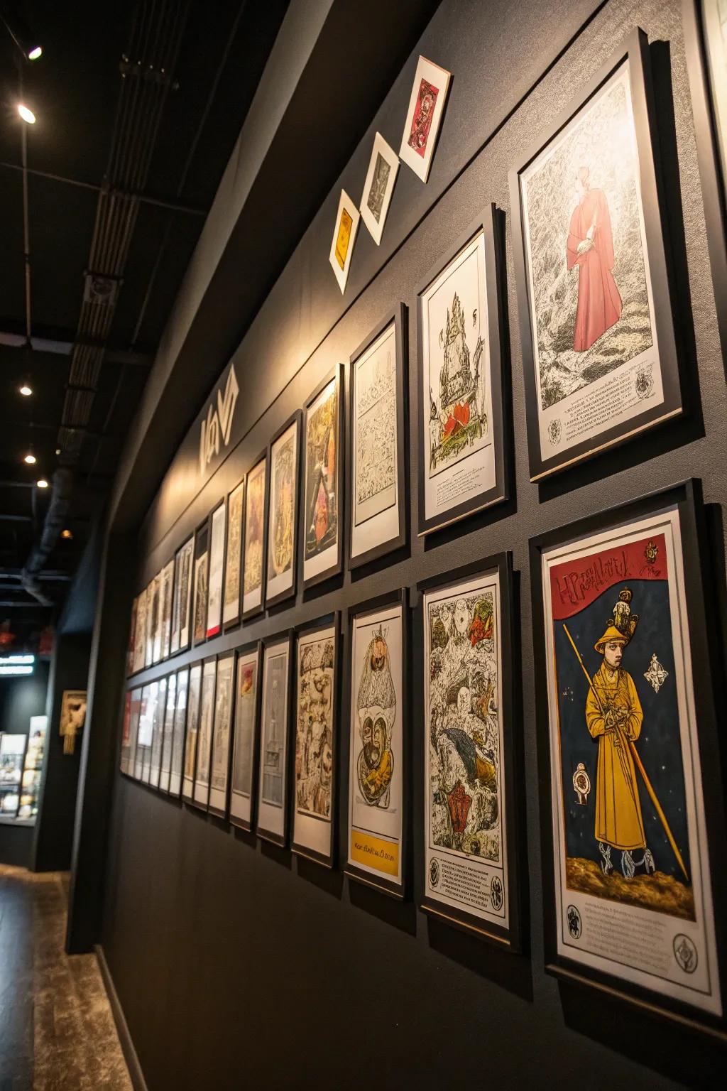 Tarot cards add an element of mystical arts.